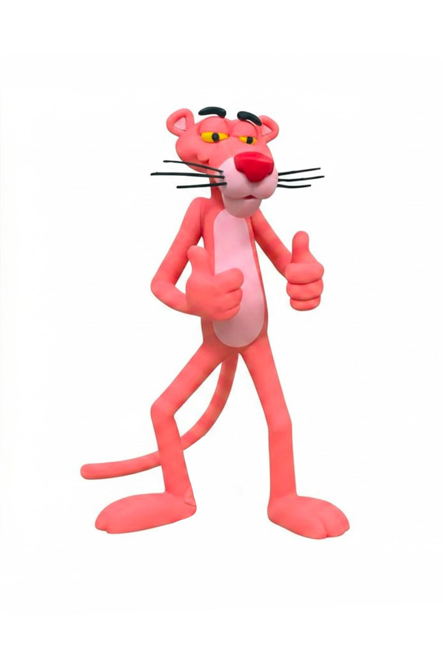 Pembe Panter  3d Karakter Pasta Süsü