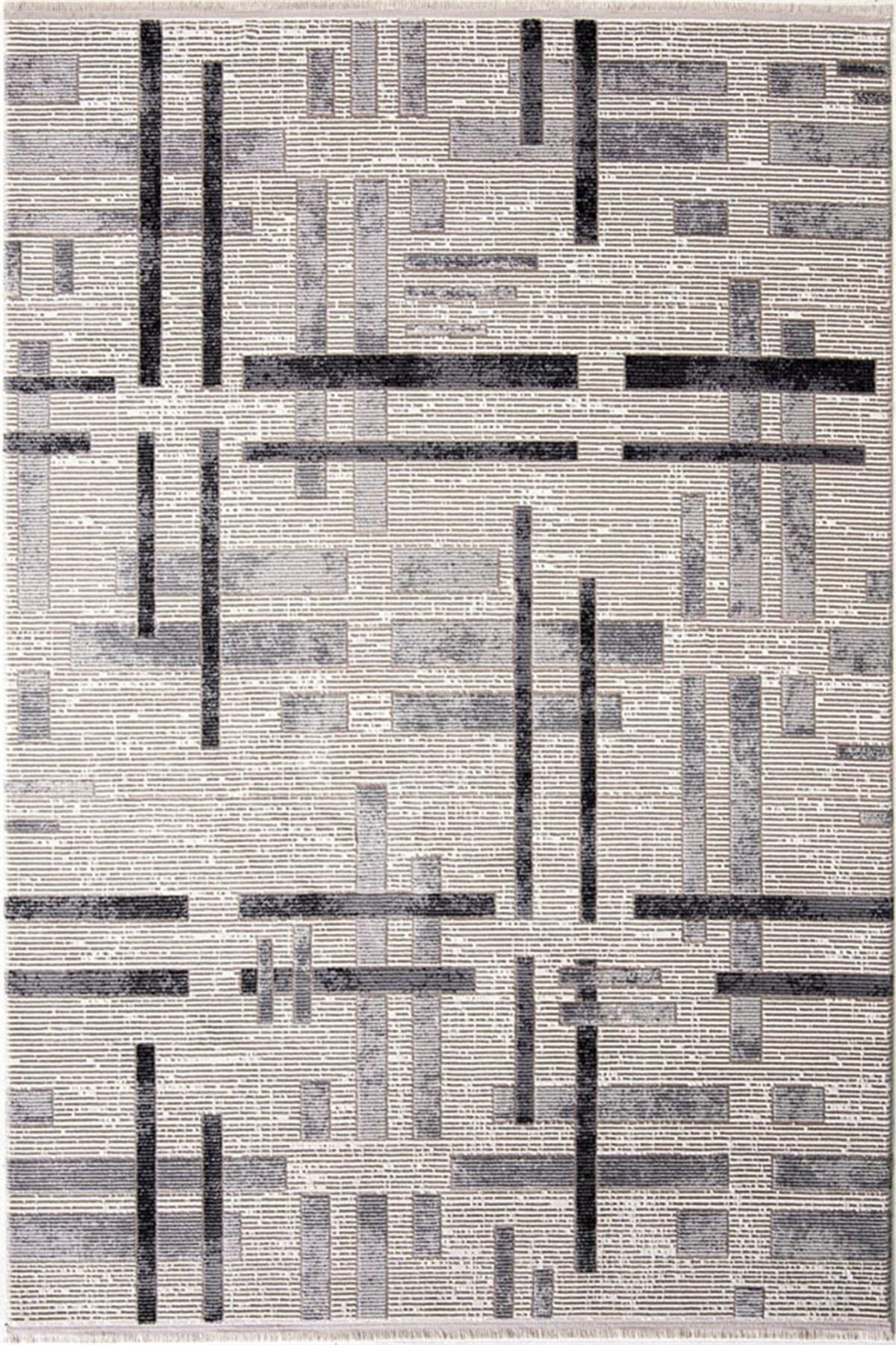 Romans Halı-Norm 6218 Gri-Min Halı