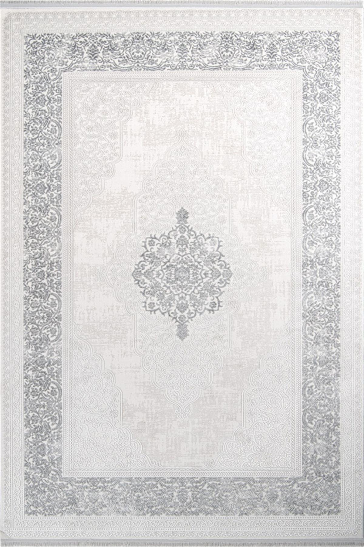 Romans Halı-Norm 6226 Gri-Min Halı