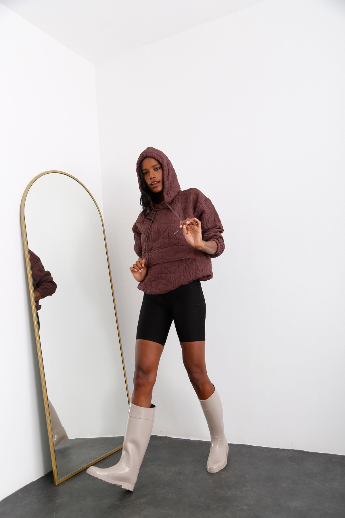 Acı Kahve Kapitoneli Sweatshirt 0157