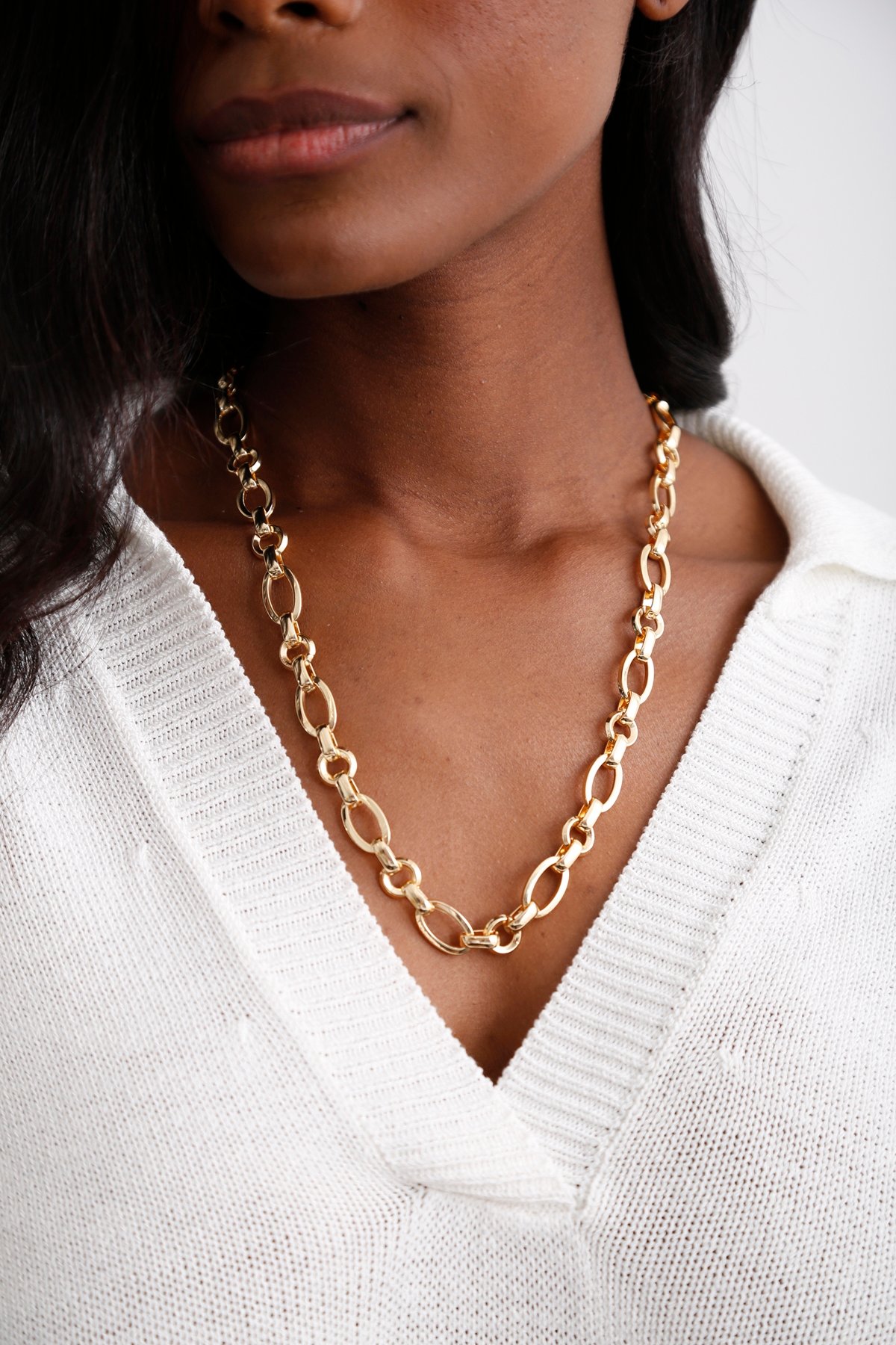 Gold Zincir Kolye-1 
