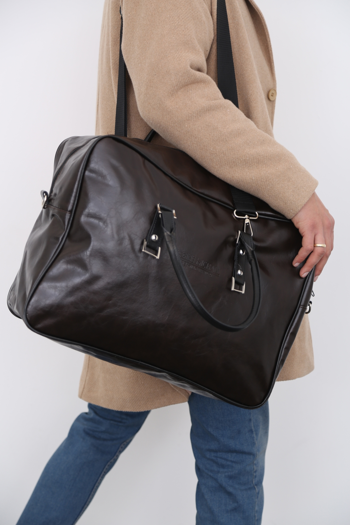 Kahverengi Erkek El Çantası 3006-02