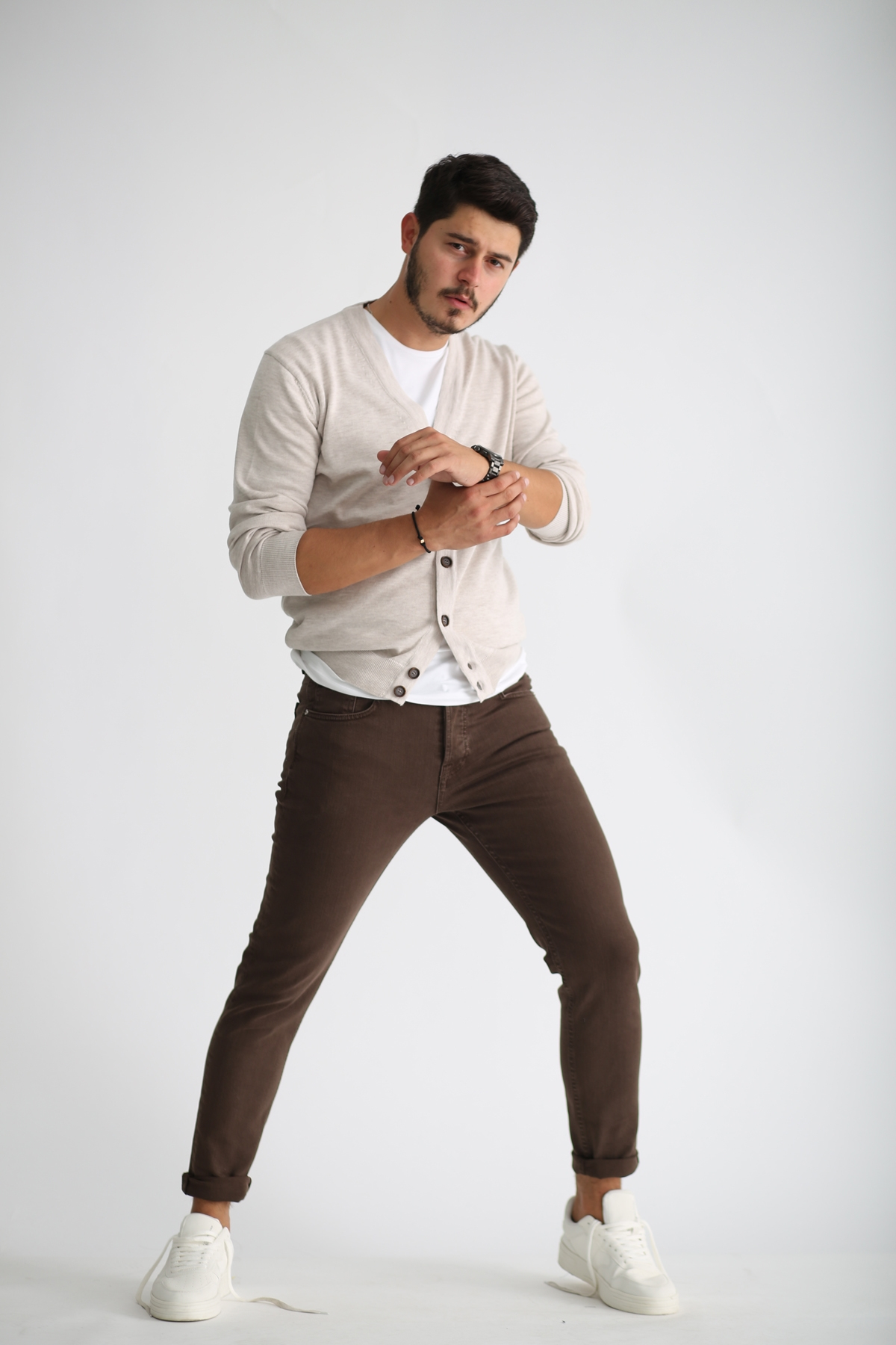 Kahverengi Slim Fit Jean 2241