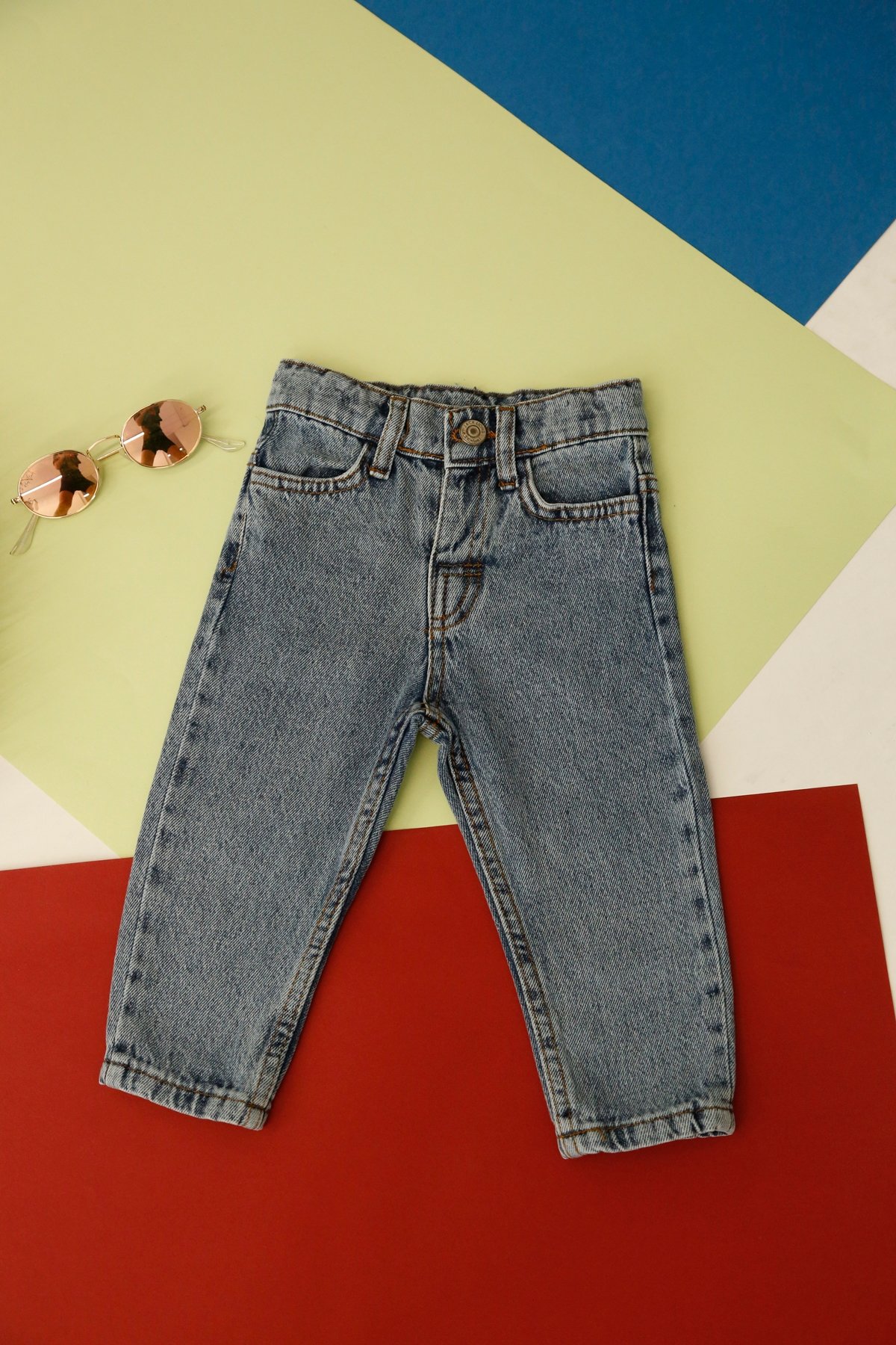 Mavi Unisex Boru Paça Jean 2243