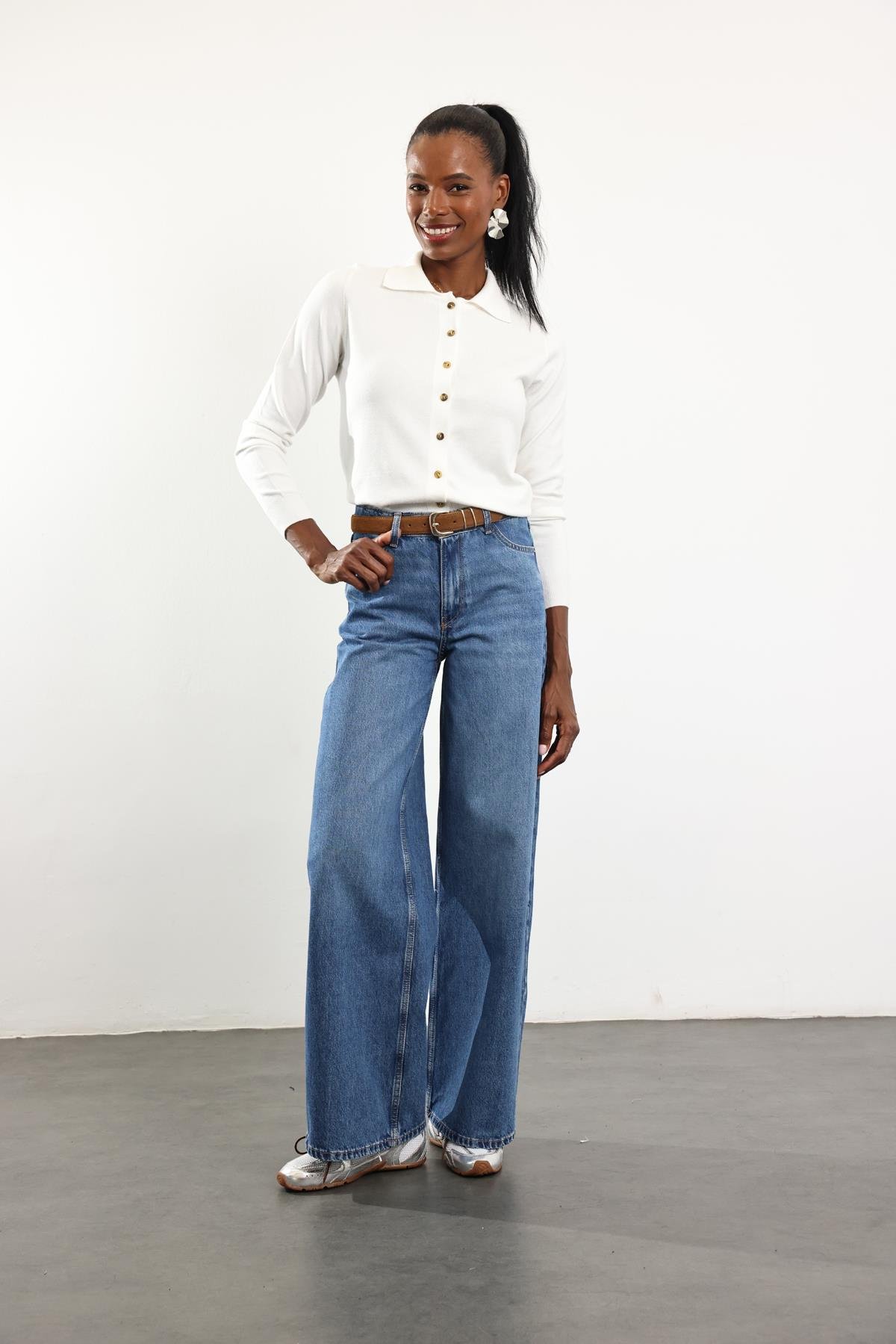 Mavi Wide Leg Jean 