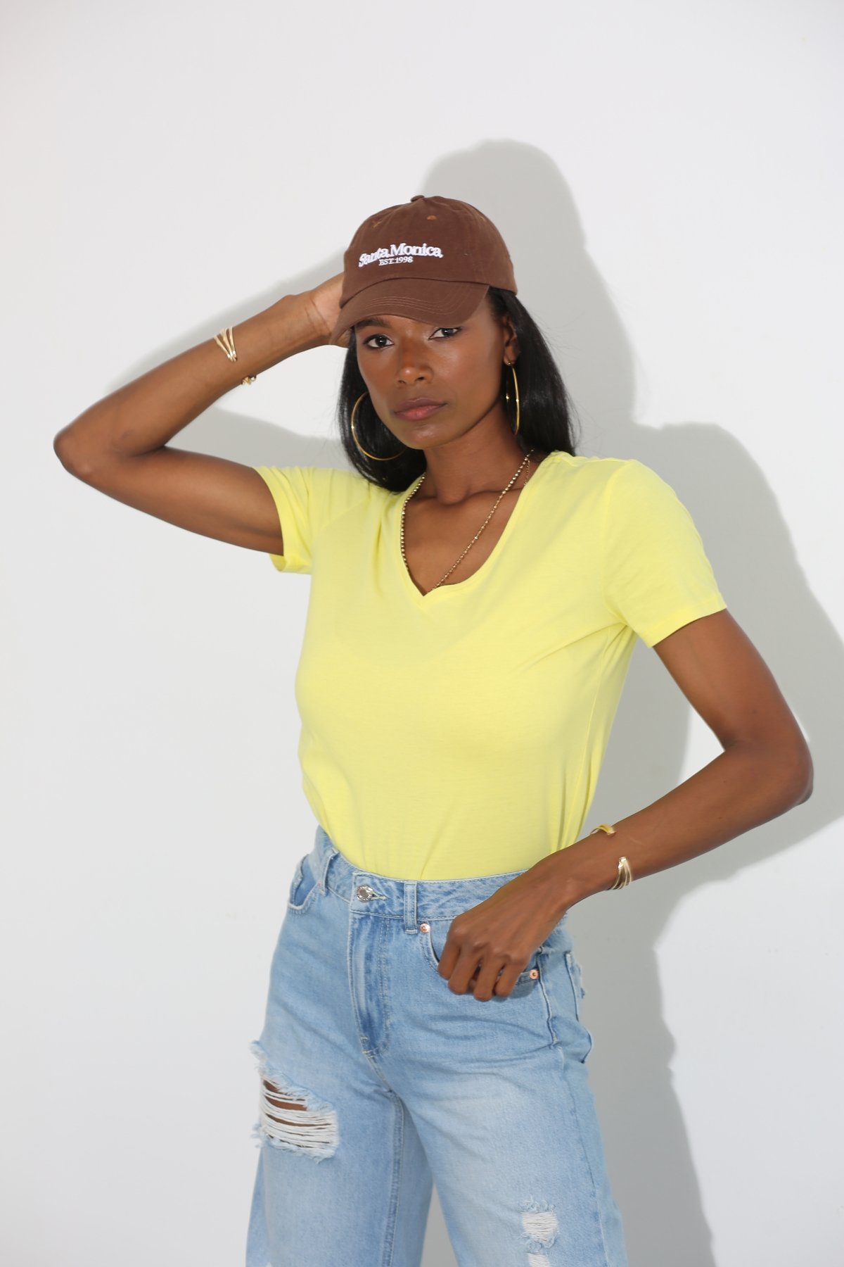 Sarı Regular Fit Tshirt 4269