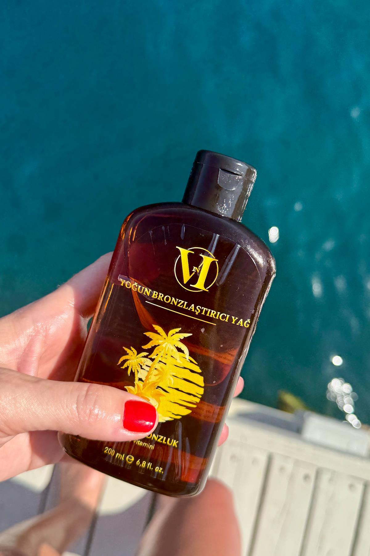 Şeffaf Yoğun Bronzlaştırıcı Yağ 