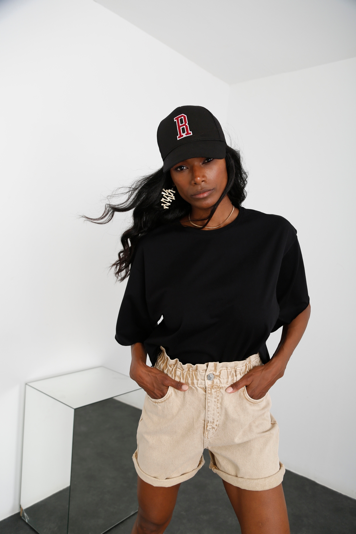 Siyah Basic Tshirt 0043