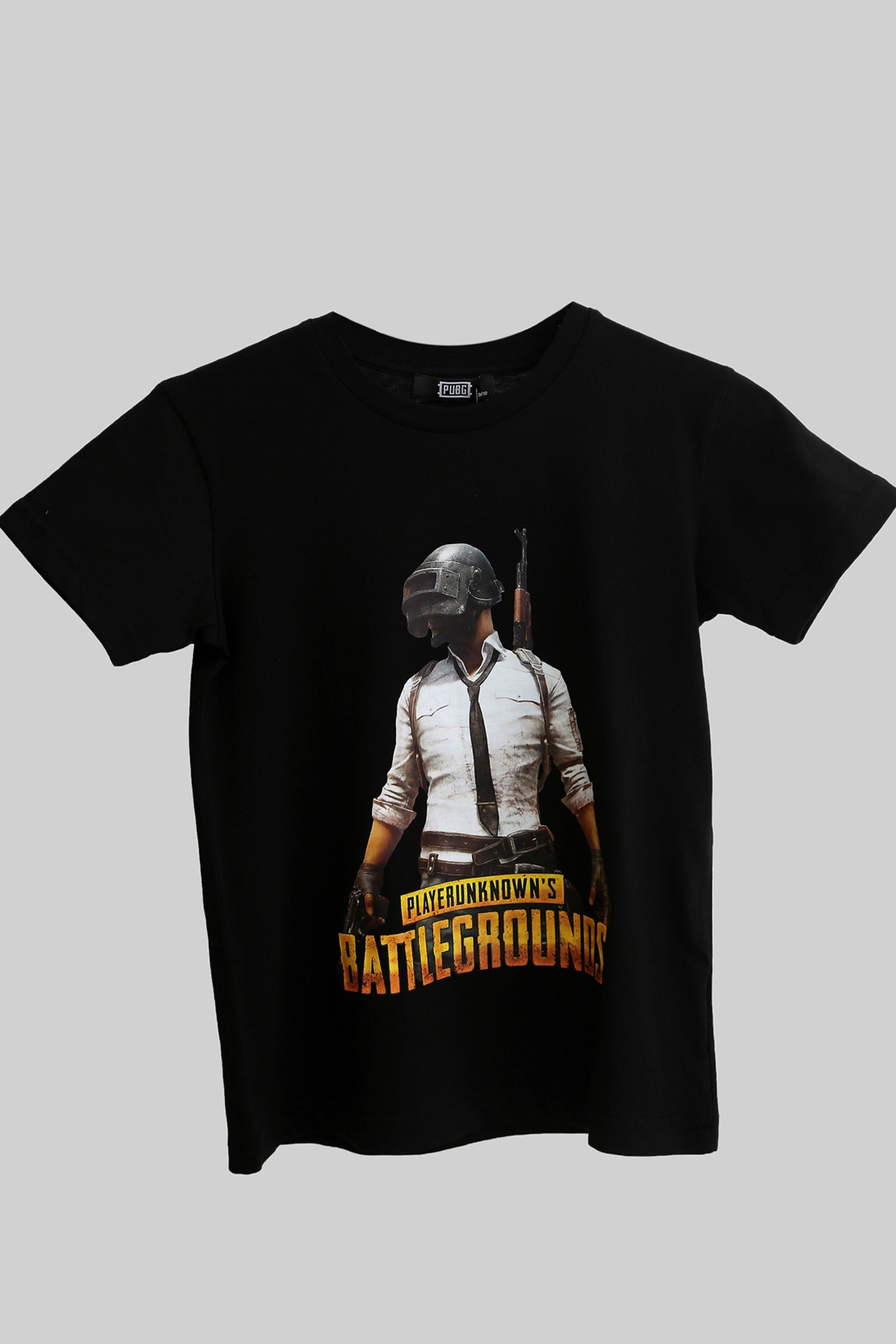 Siyah PUBG Çocuk Tshirt 