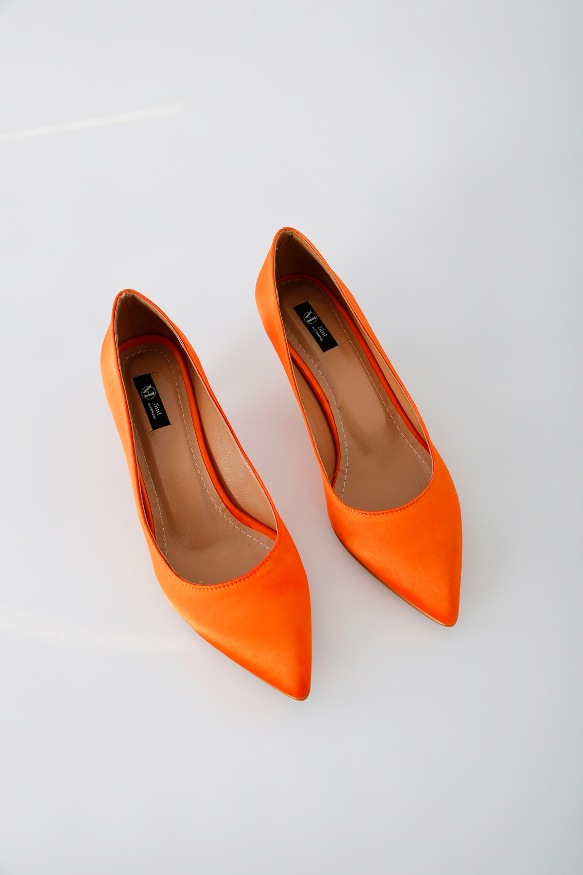 Turuncu 5 cm Topuklu Stiletto 891080