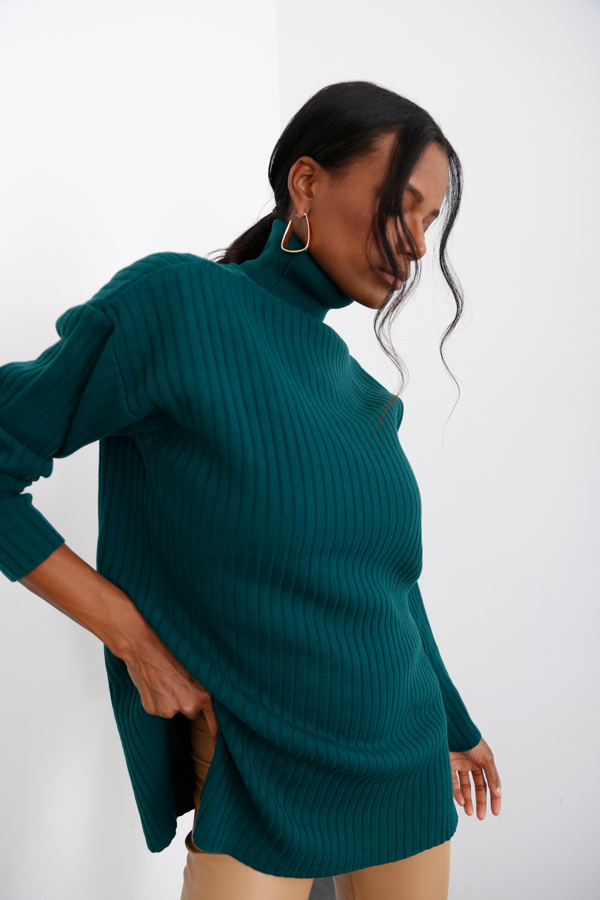 Zümrüt Balıkçı Fitilli Kazak 5766