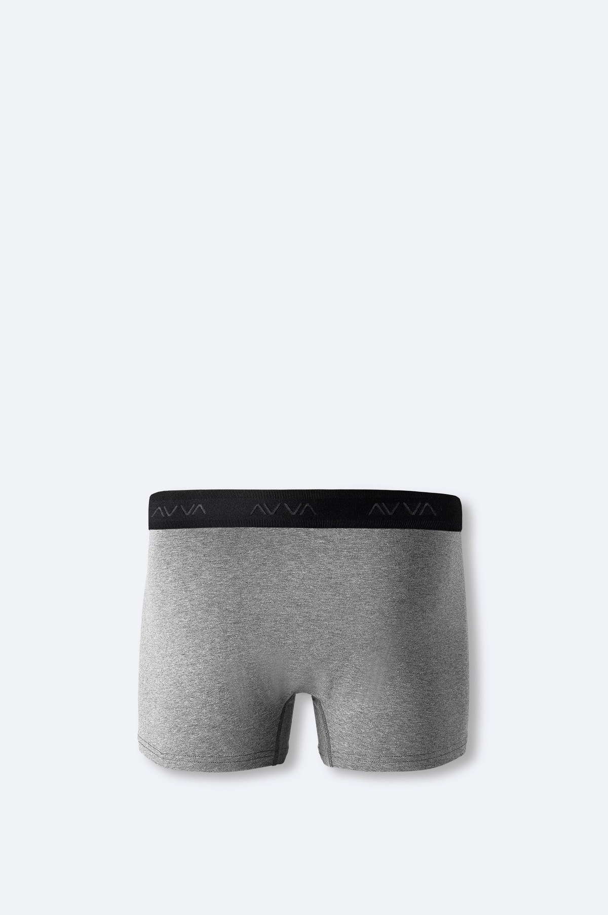 Antrasit Basic Pamuklu Tekli Boxer