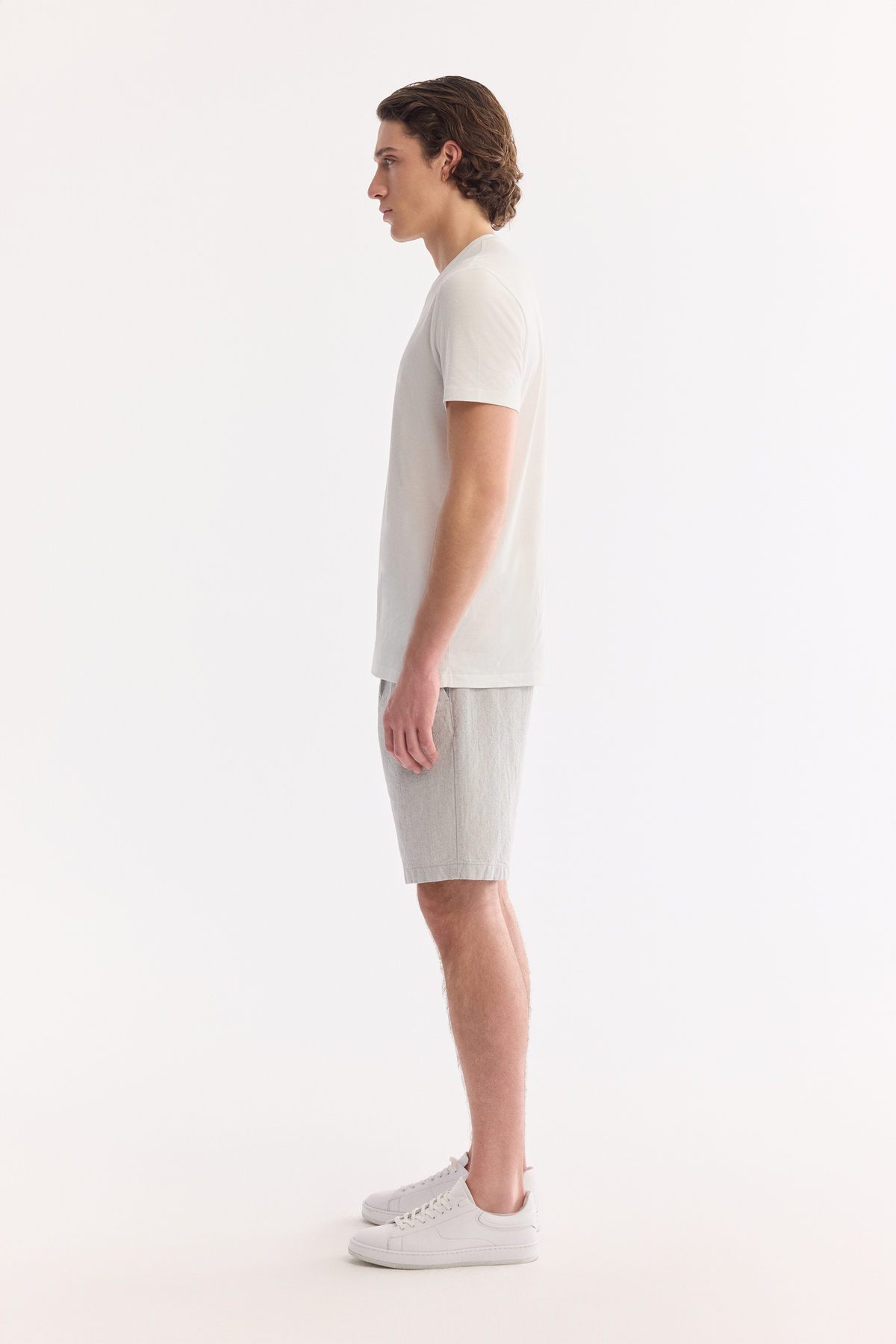 White Ultrasoft Round Neck T-Shirt