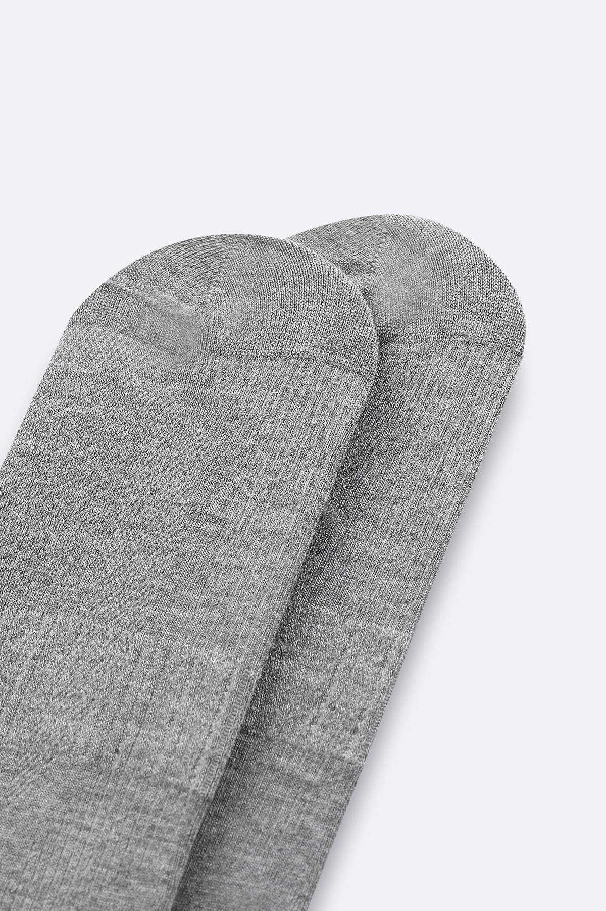 Gri Basic Patik Çorap