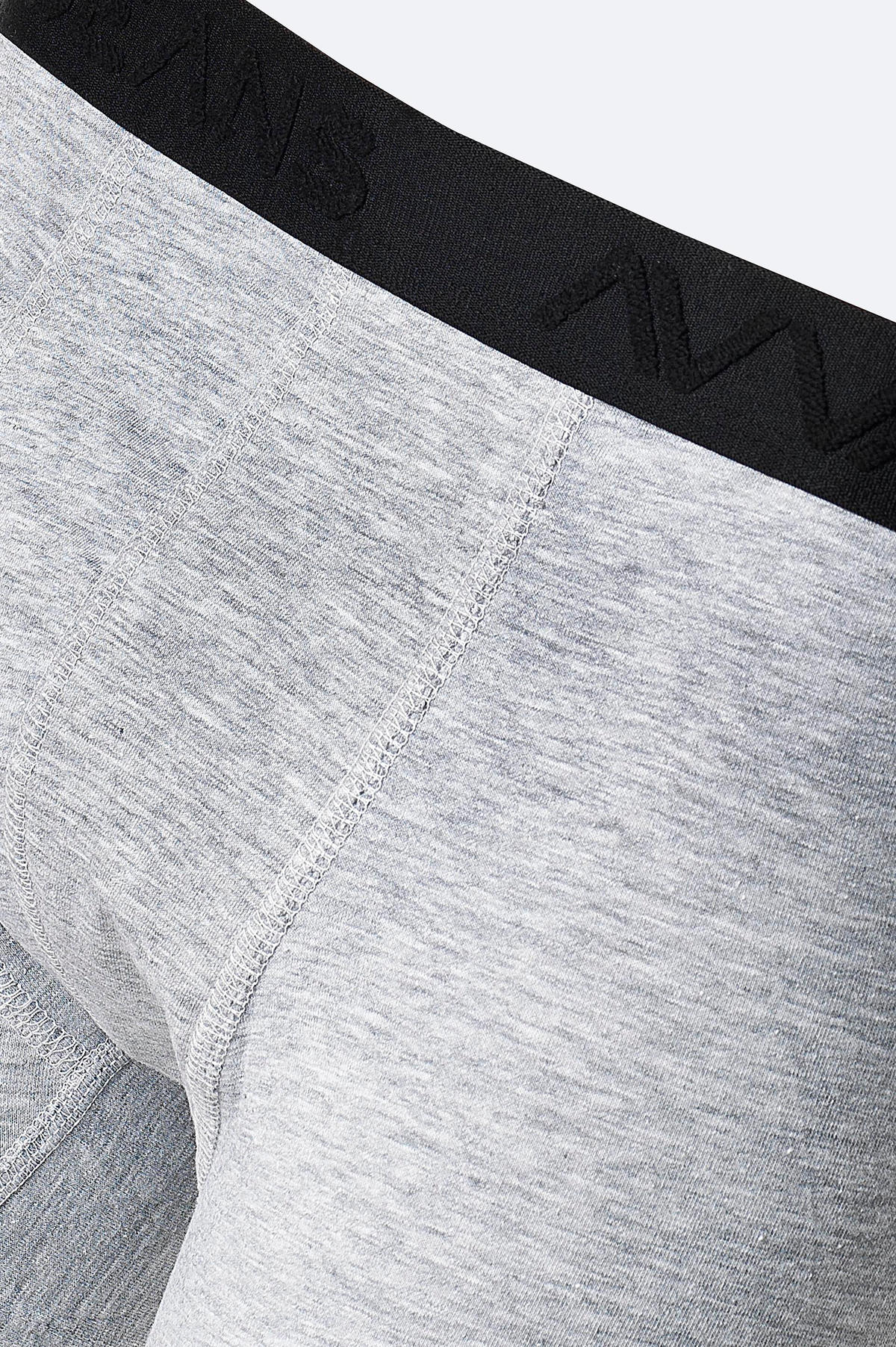 Gri Düz Basic Tekli Boxer