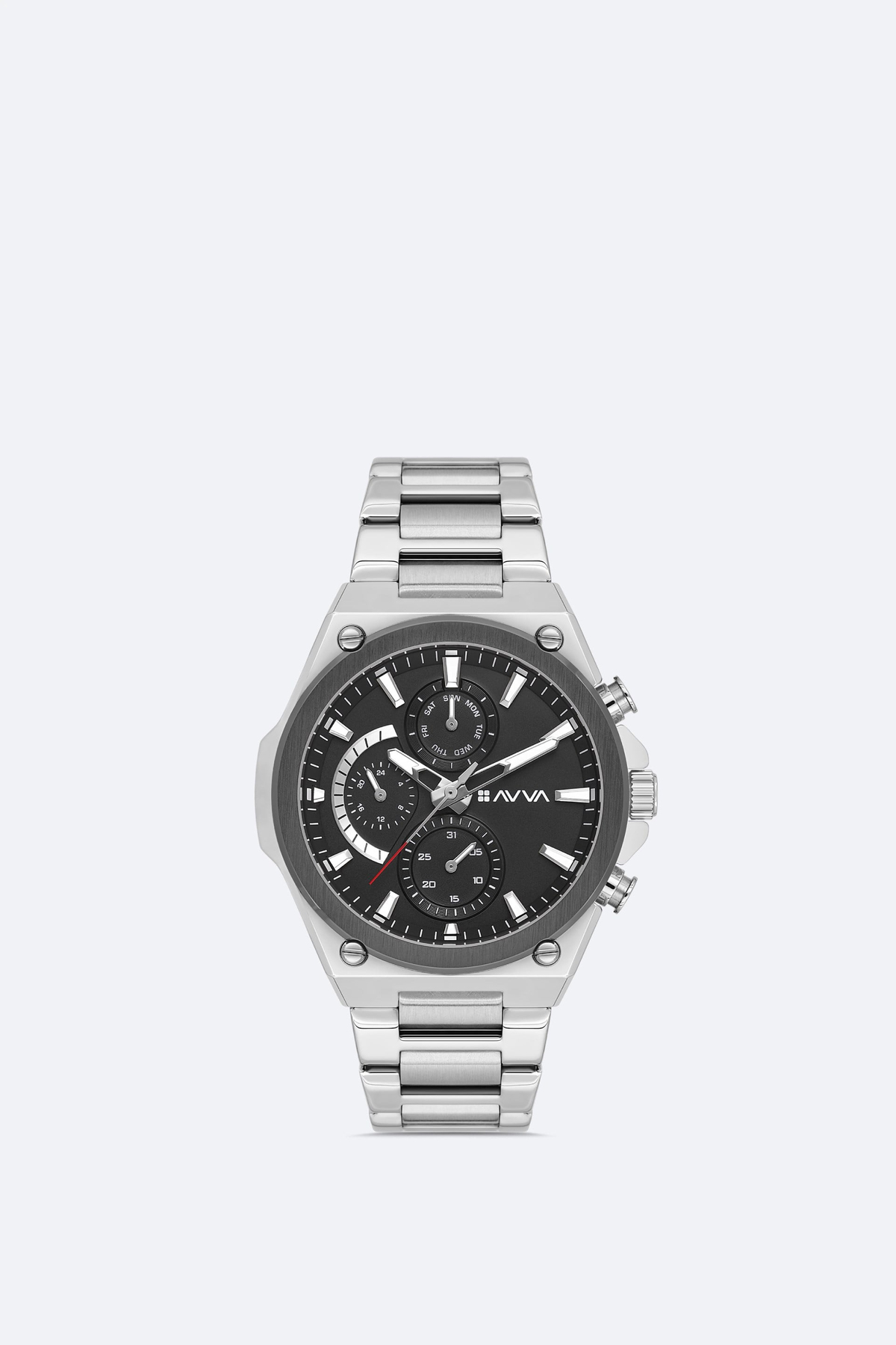 Gümüş Rengi Metal Saat