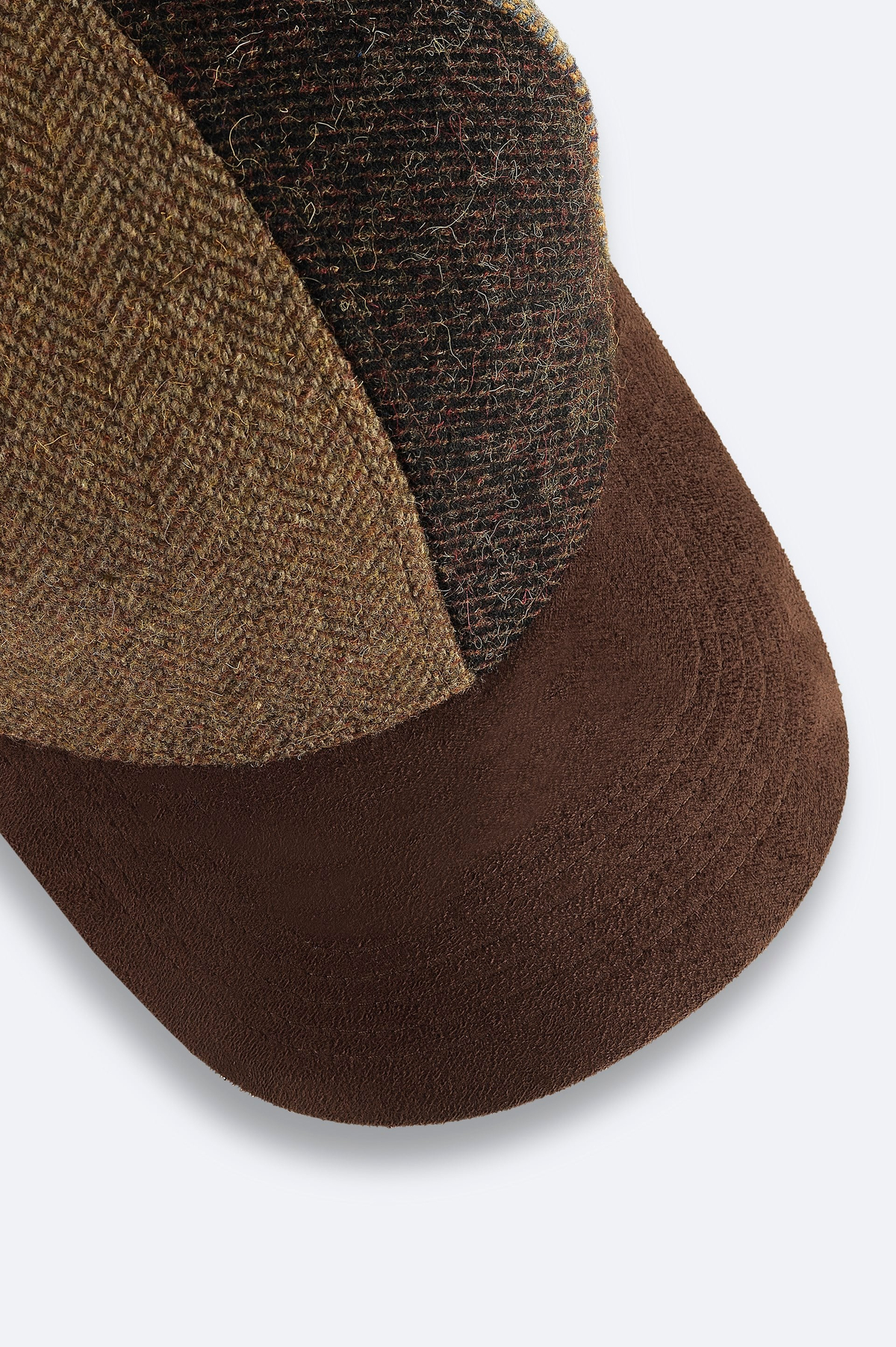 Kahve Patchwork Şapka