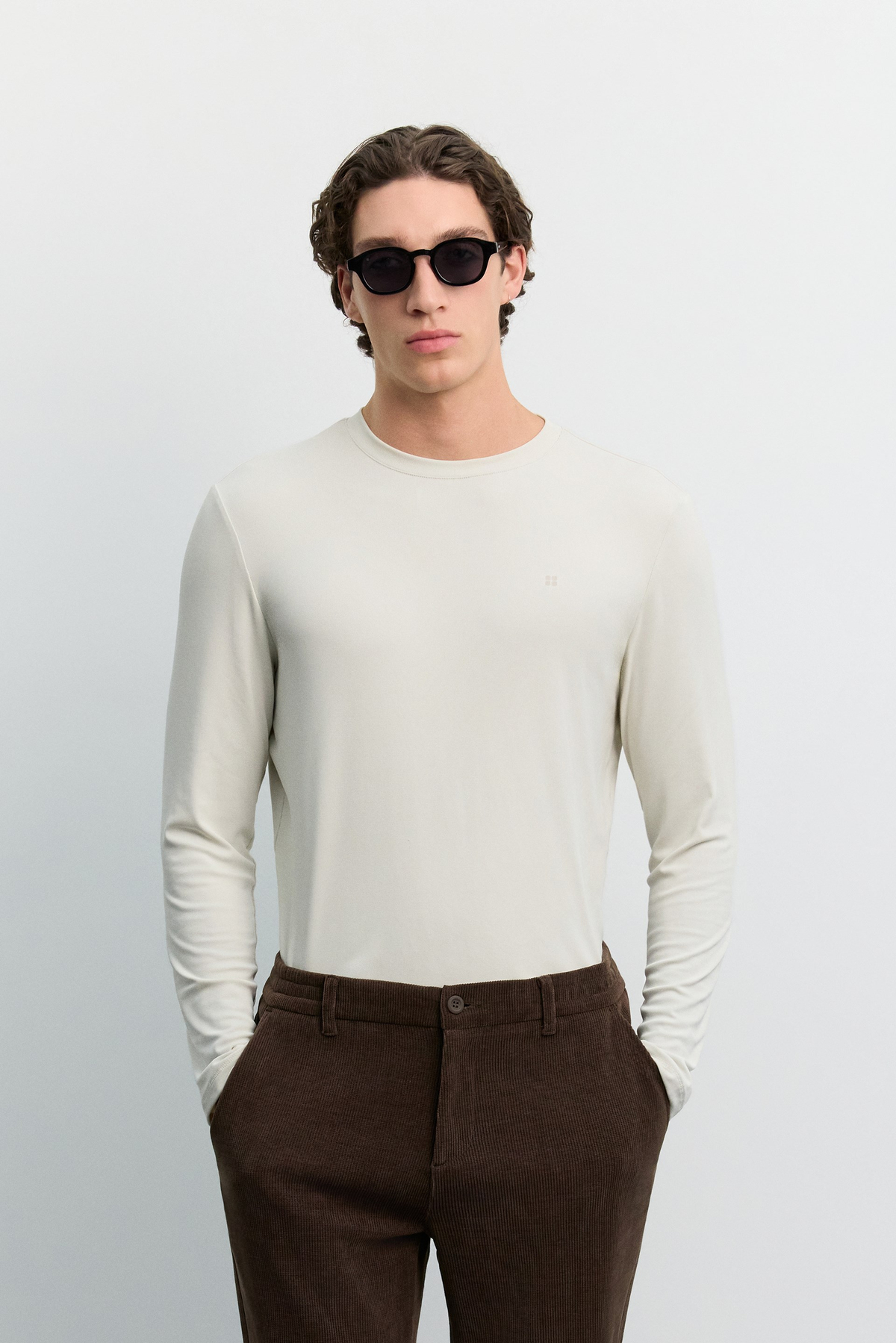 Kahve Yanı Lastikli Kadife Fitilli Relaxed Fit Pantolon