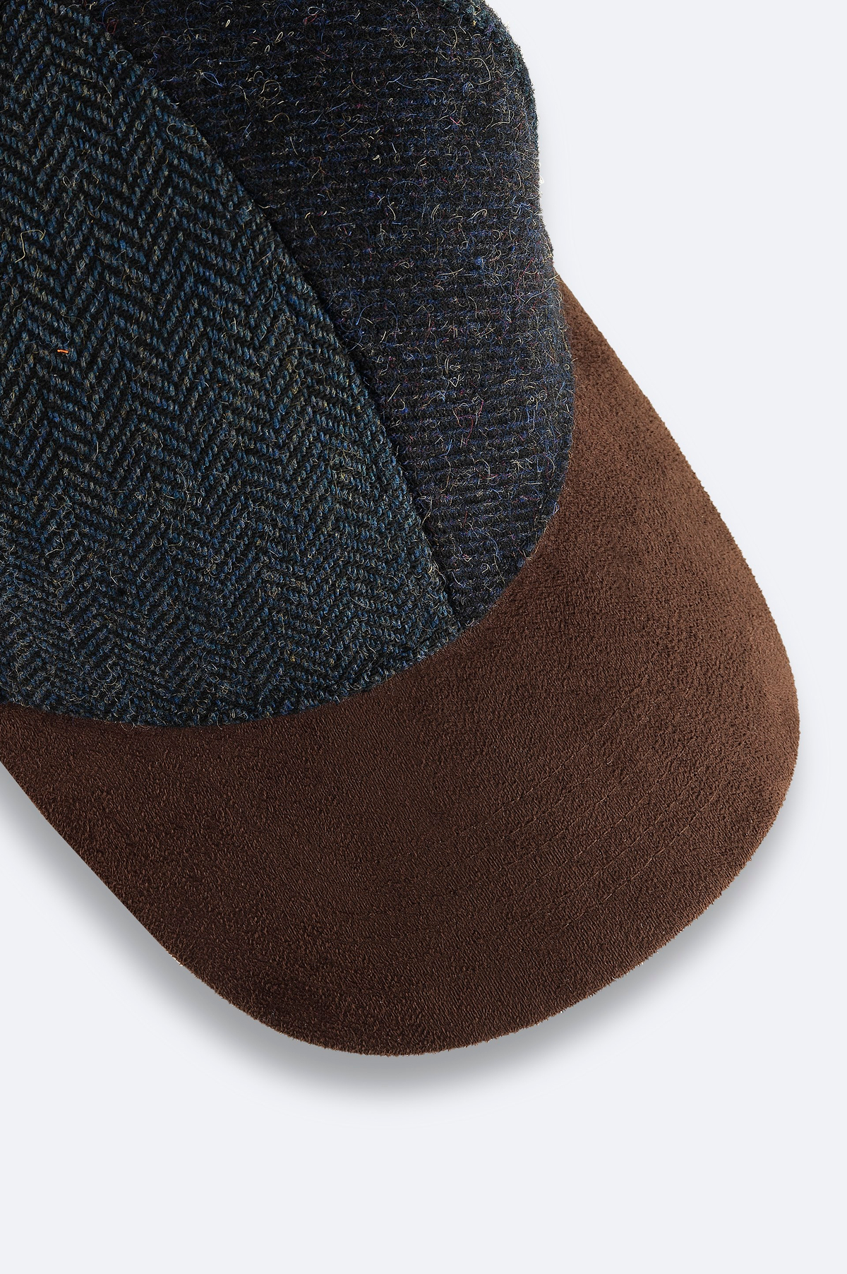 Lacivert Patchwork Şapka