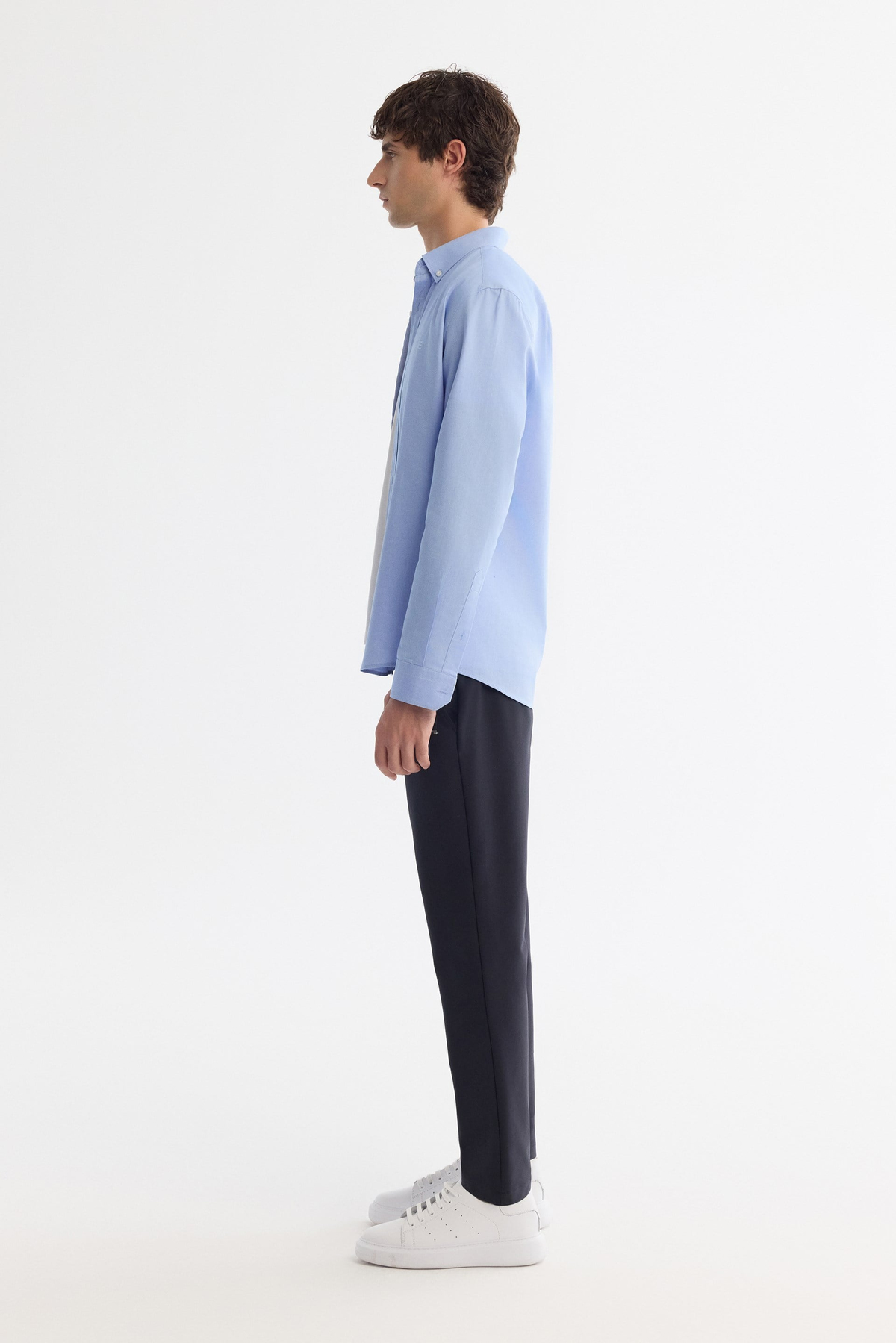 Blue 100% Cotton Oxford Shirt