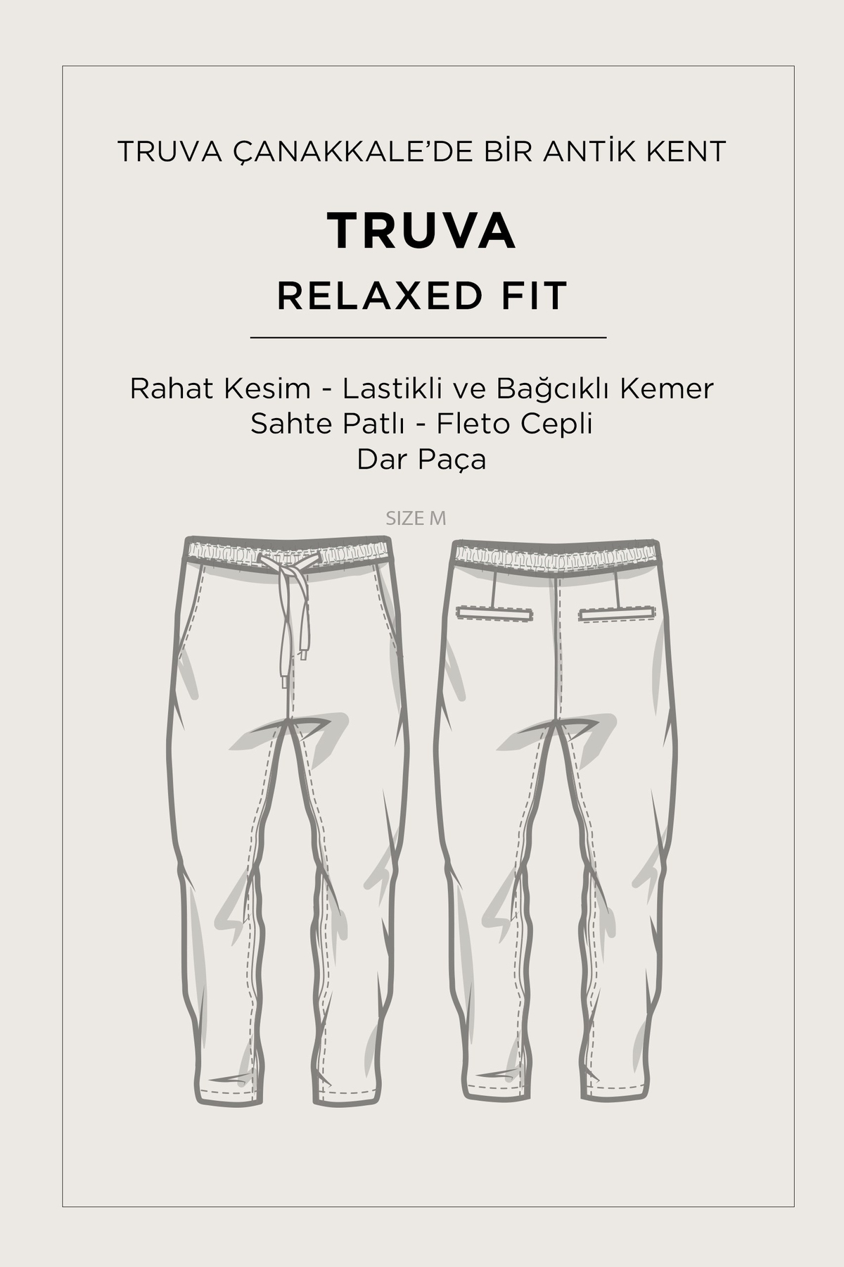 Nardo Gri Beli Lastikli Bağcıklı Soft Touch Pantolon