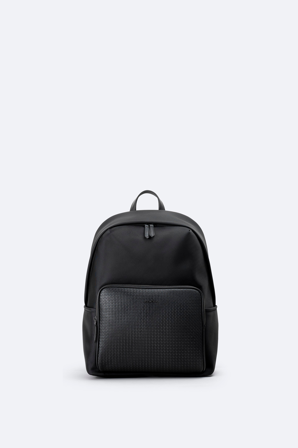 Black Leather Backpack