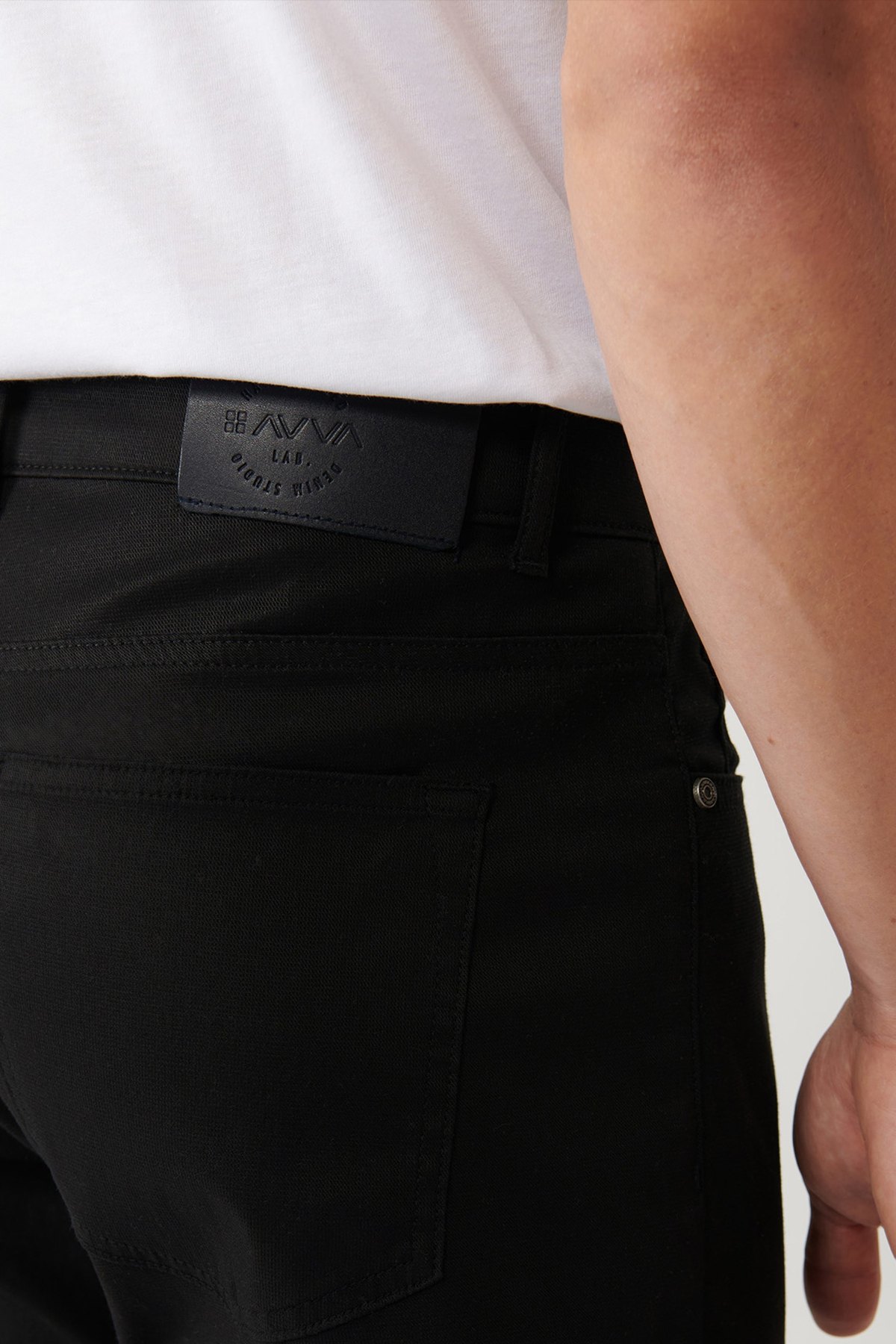 Siyah Soft Touch Pamuklu Pantolon