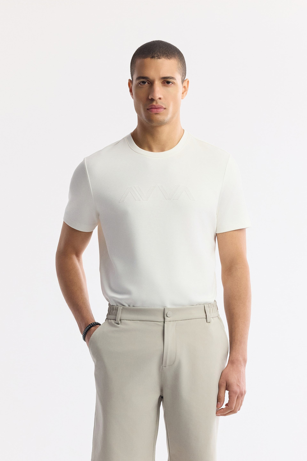 Taş Beli Lastikli Bi-Stretch Teknik Kumaş Şort