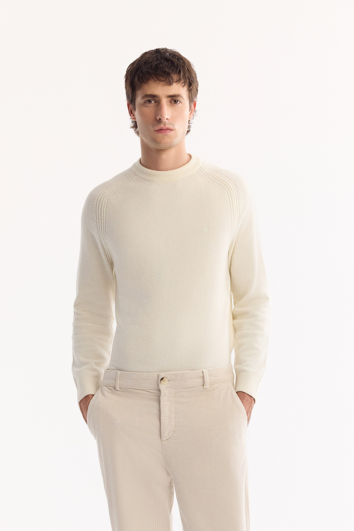 Taş Klasik Bel Soft Touch Kadife Fitilli Chino Pantolon