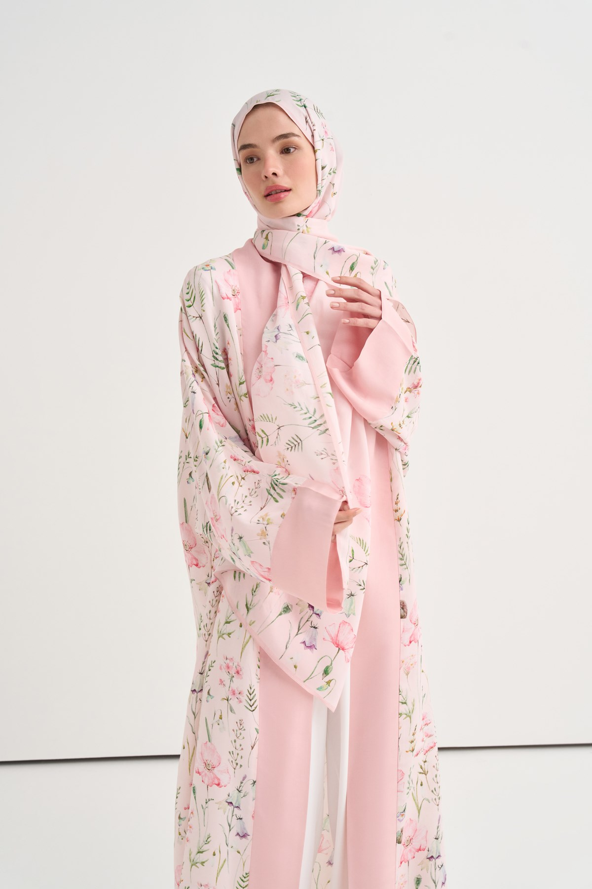 Camelia Floş Şal Pembe