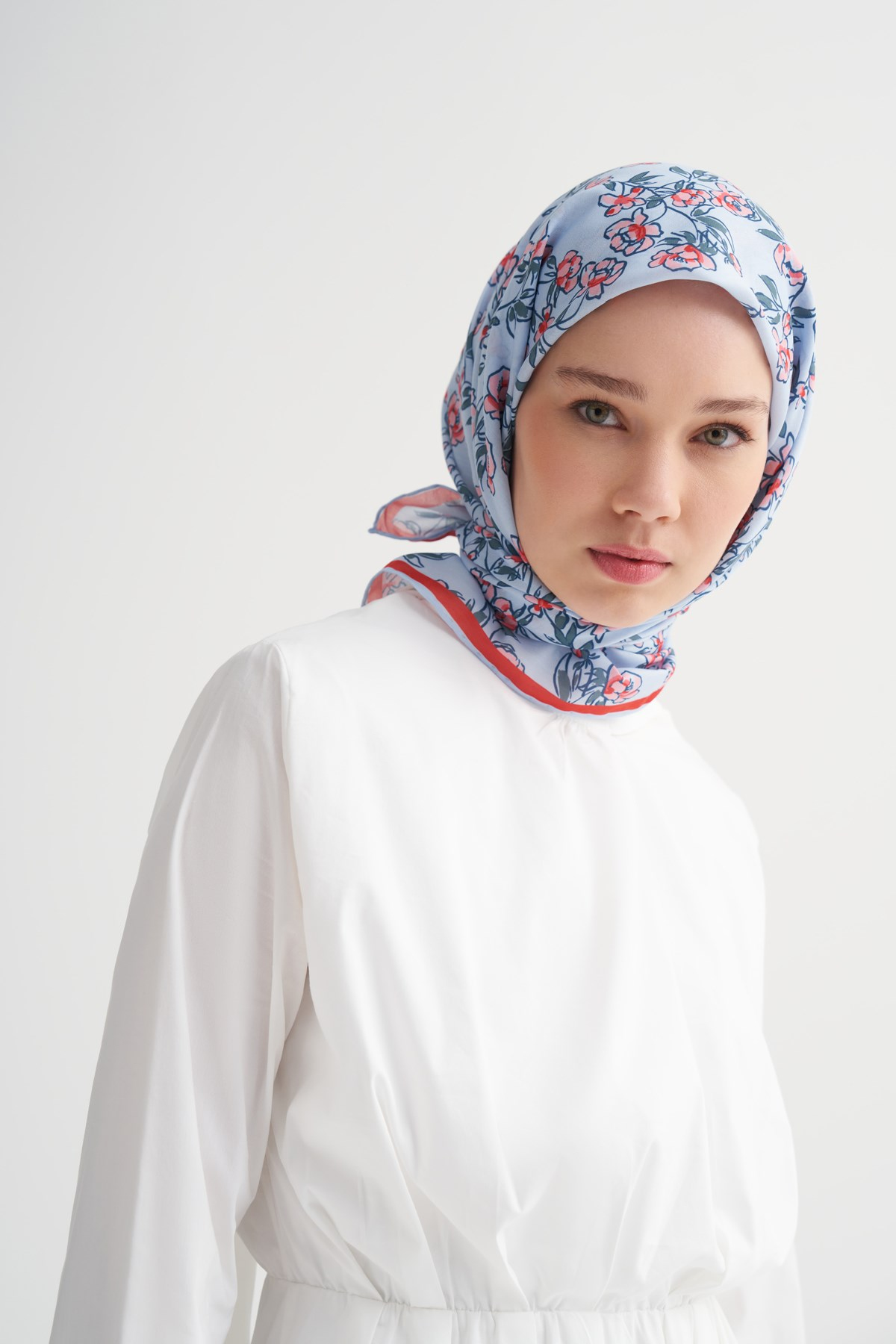 Florina Soft Eşarp Mavi