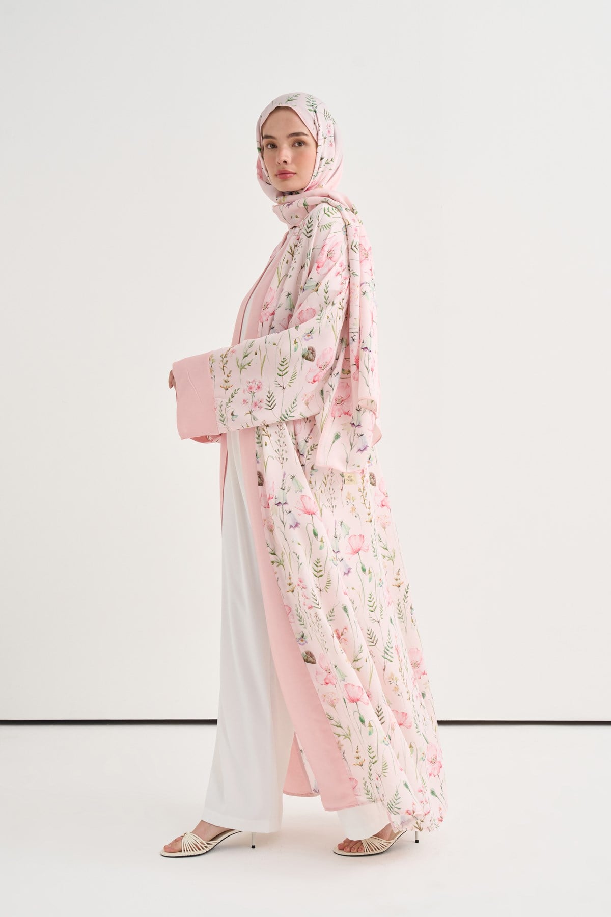 Camelia Floş Abaya Pembe