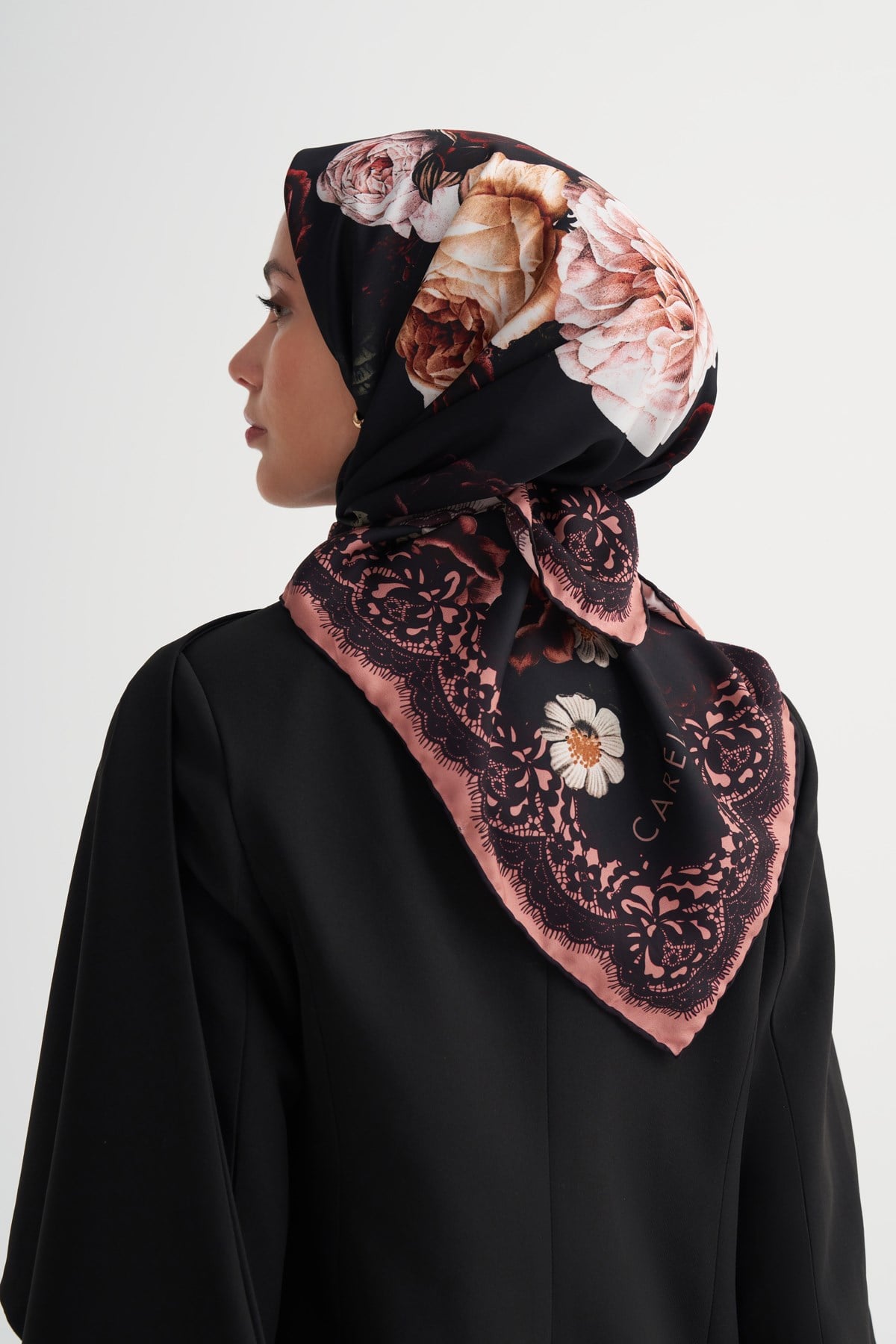 Rosalia Bordo Twill Eşarp