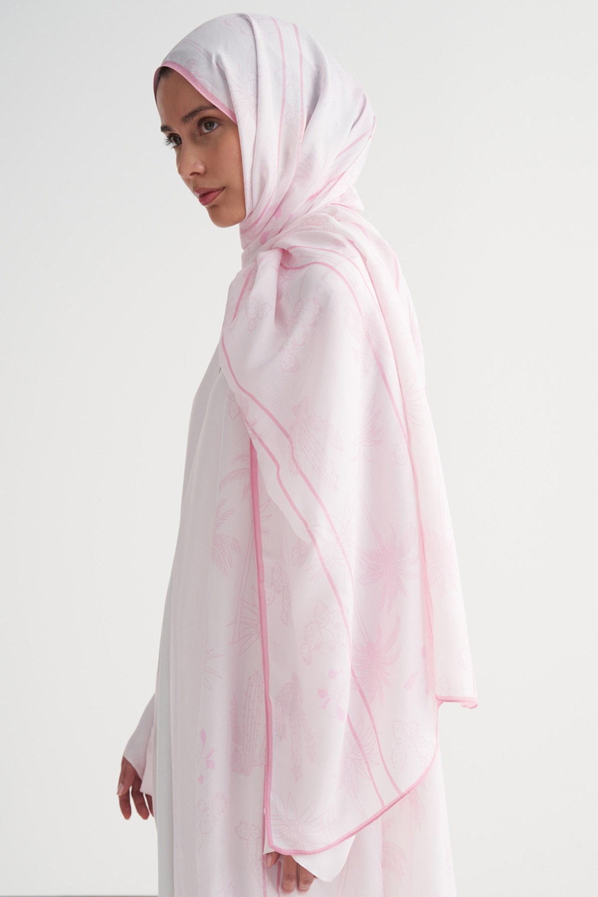 Mania Floş Şal Soft Pembe