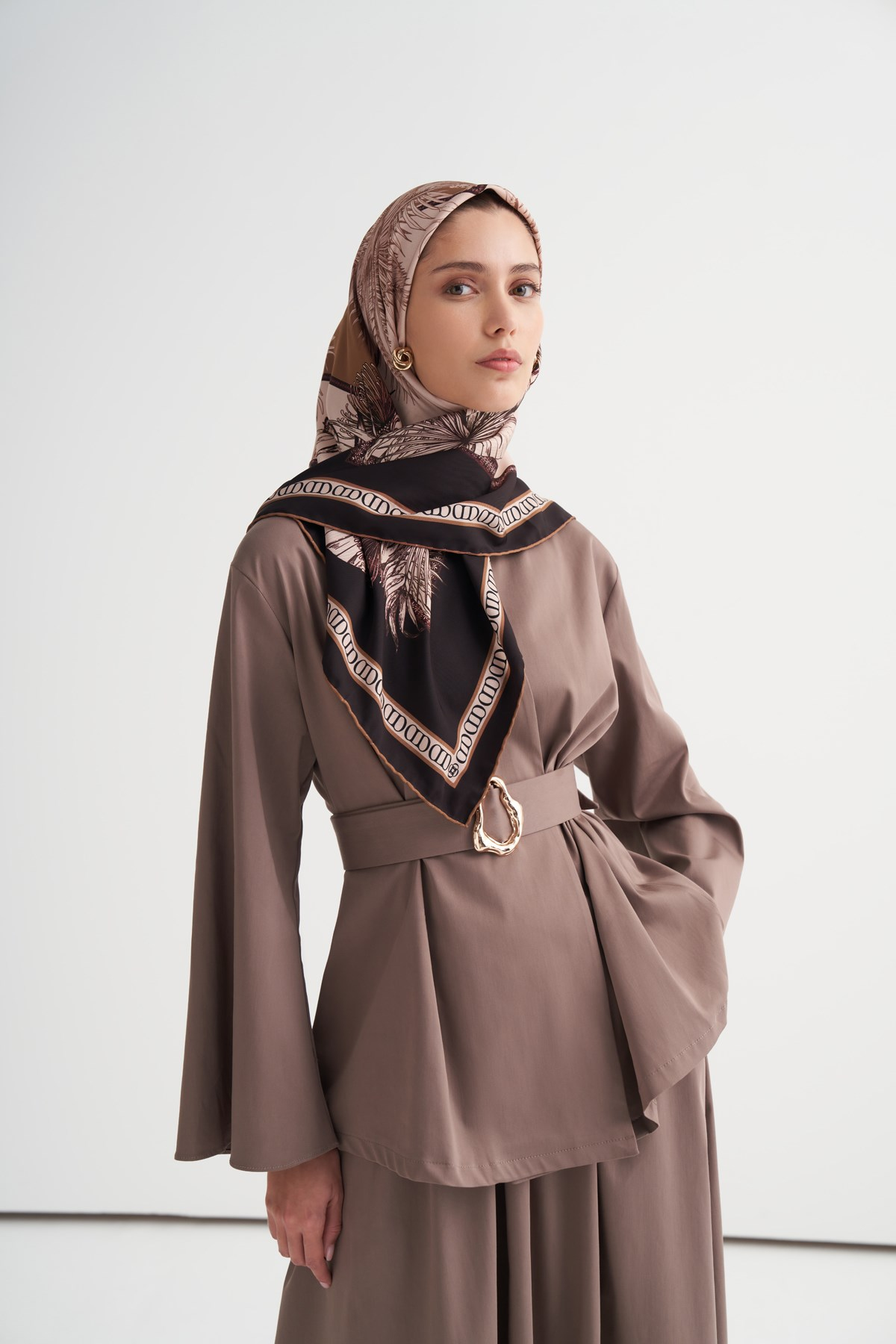 Botinica Camel Twill Eşarp