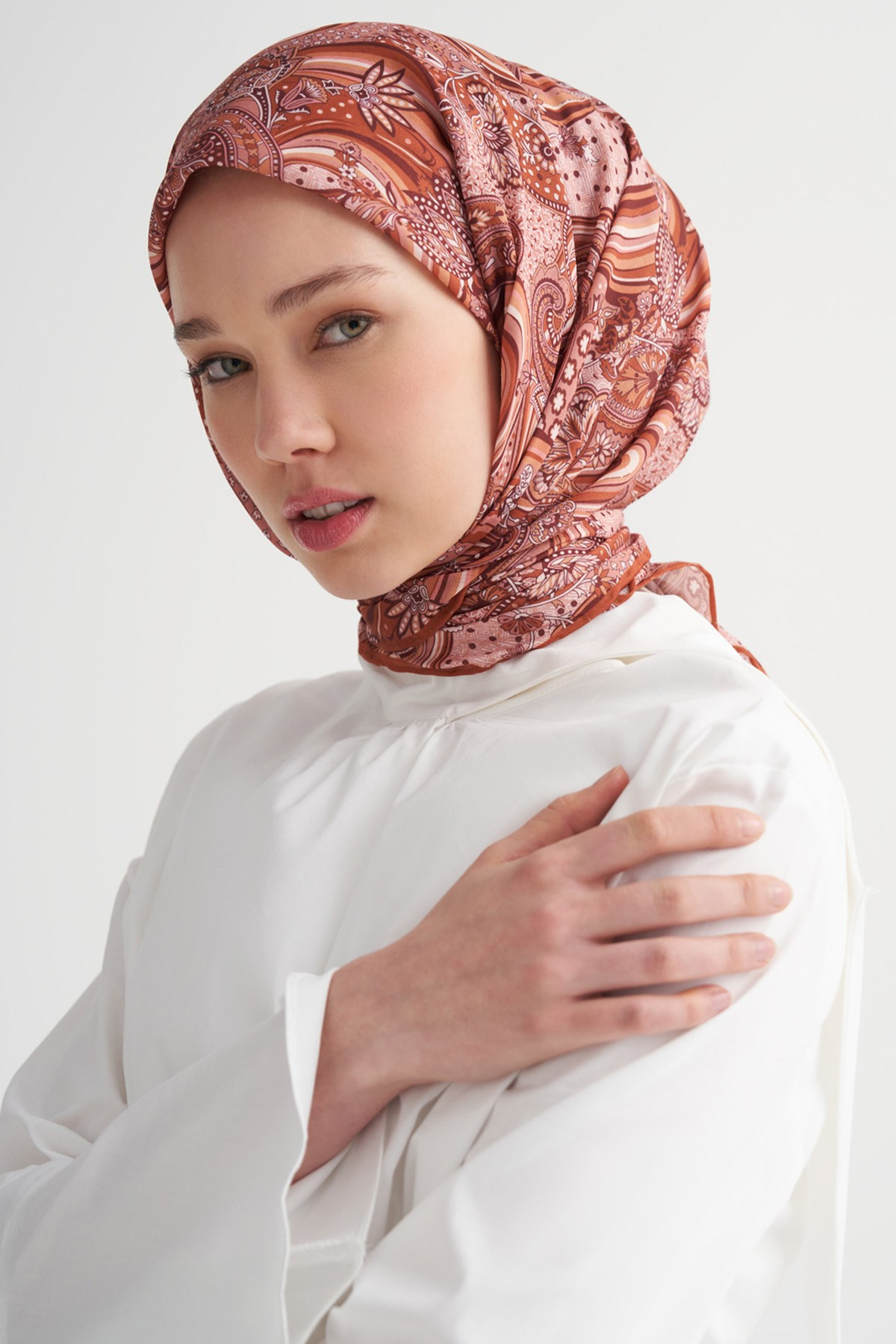 Nerissa Soft Eşarp Turuncu