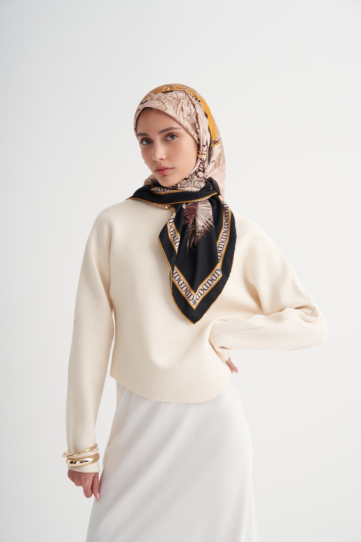 Botinica Hardal Twill Eşarp