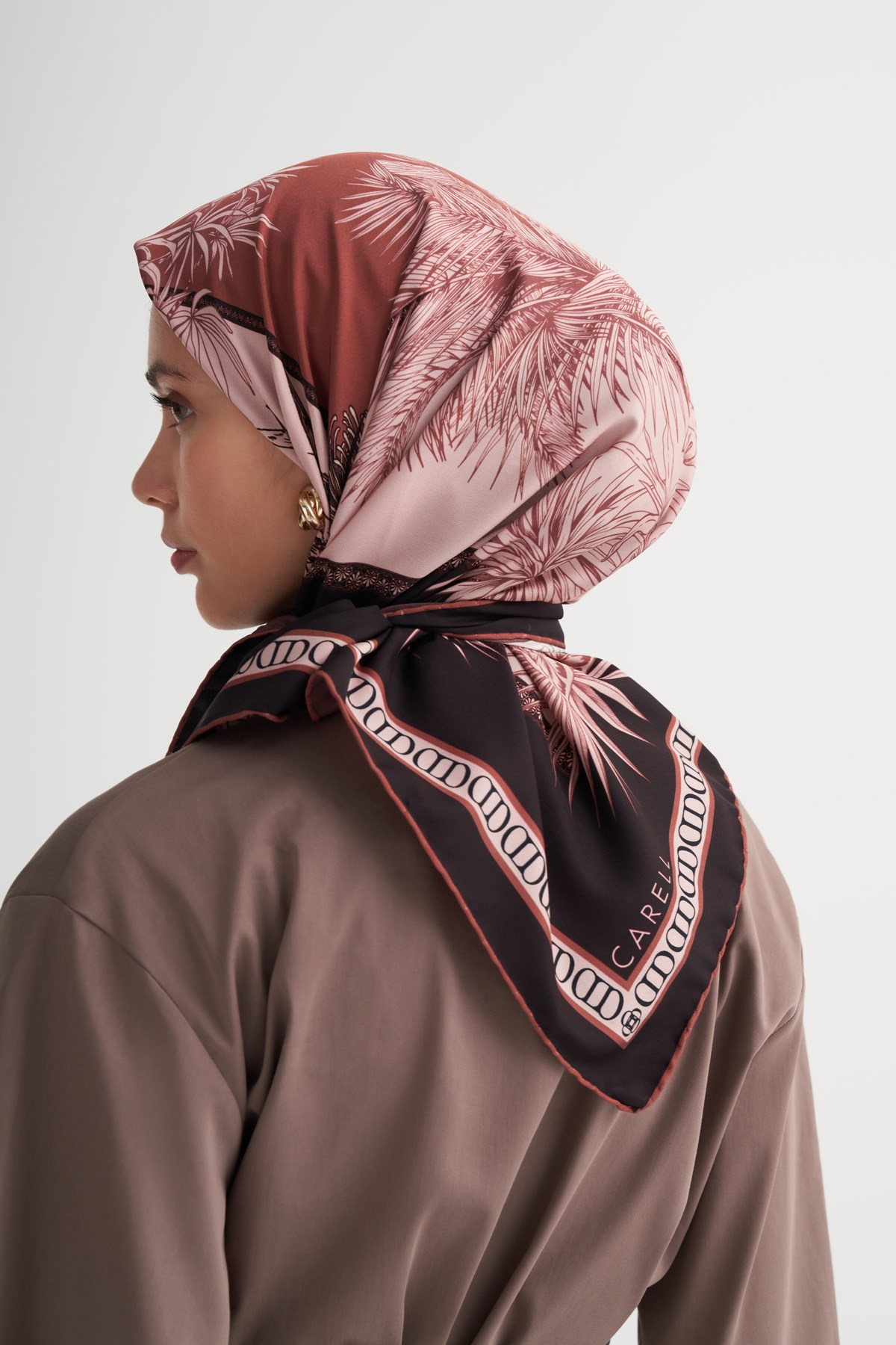 Botinica Bordo Twill Eşarp
