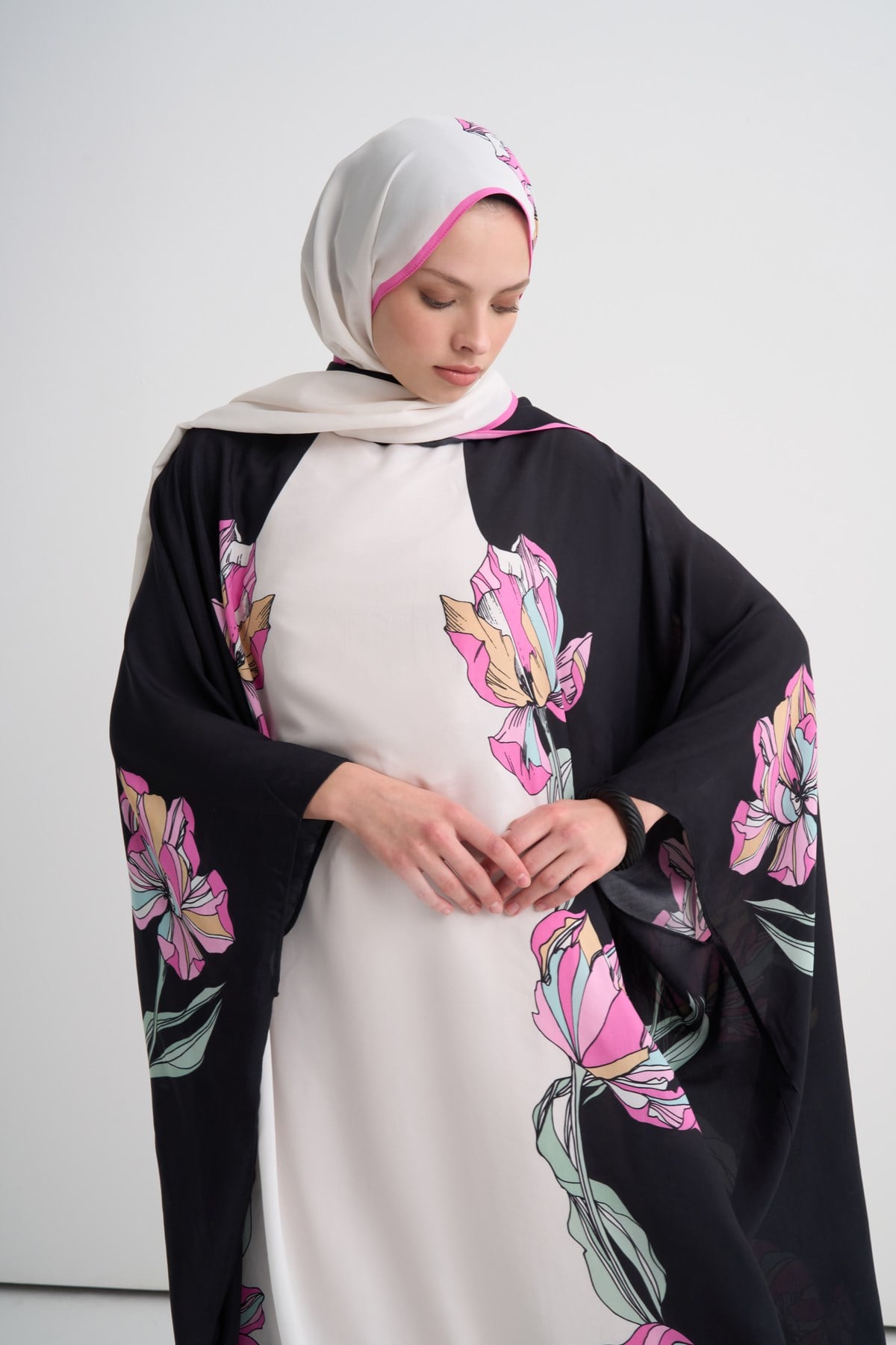 Mirelle Floş Şal Siyah