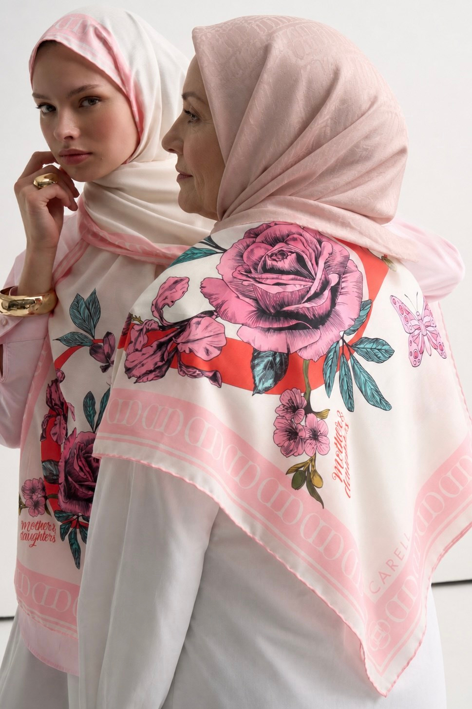 Love Momy Soft Omuz Şalı Pembe