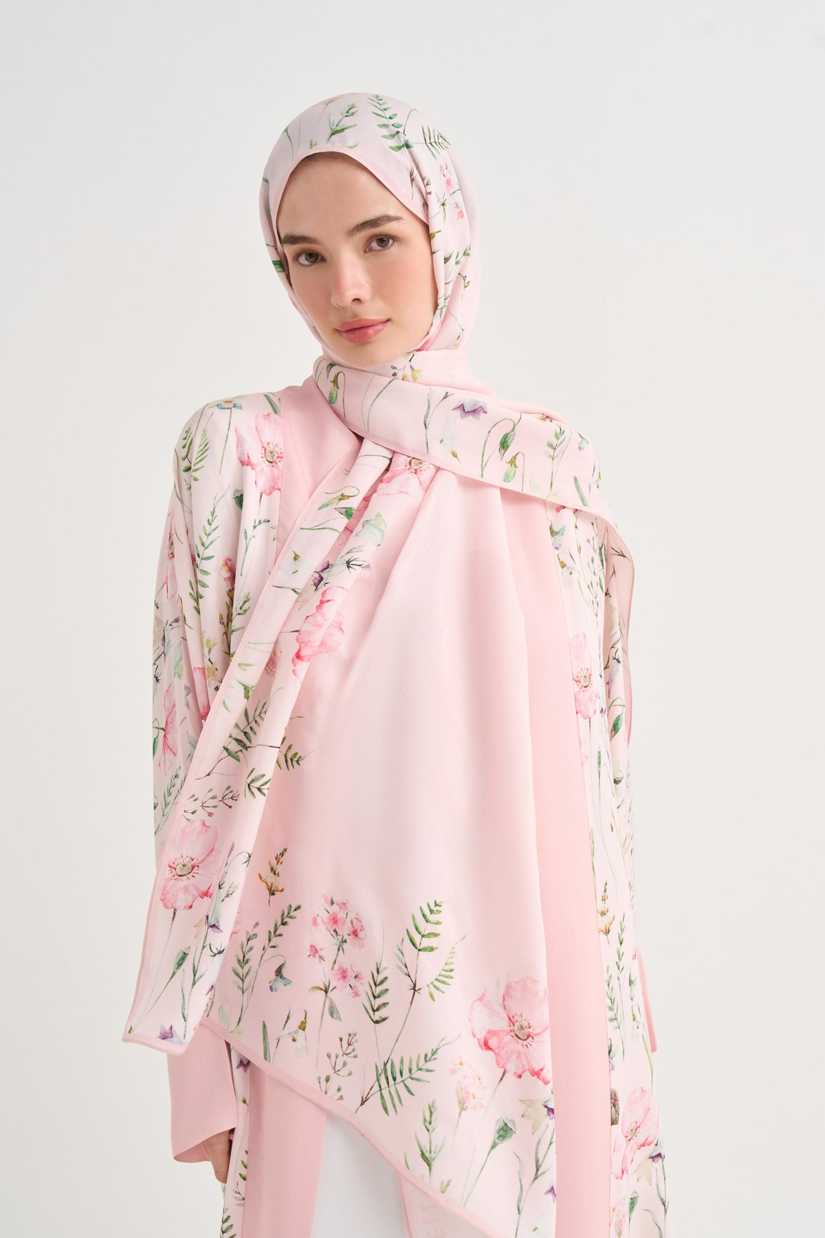 Camelia Floş Şal Pembe