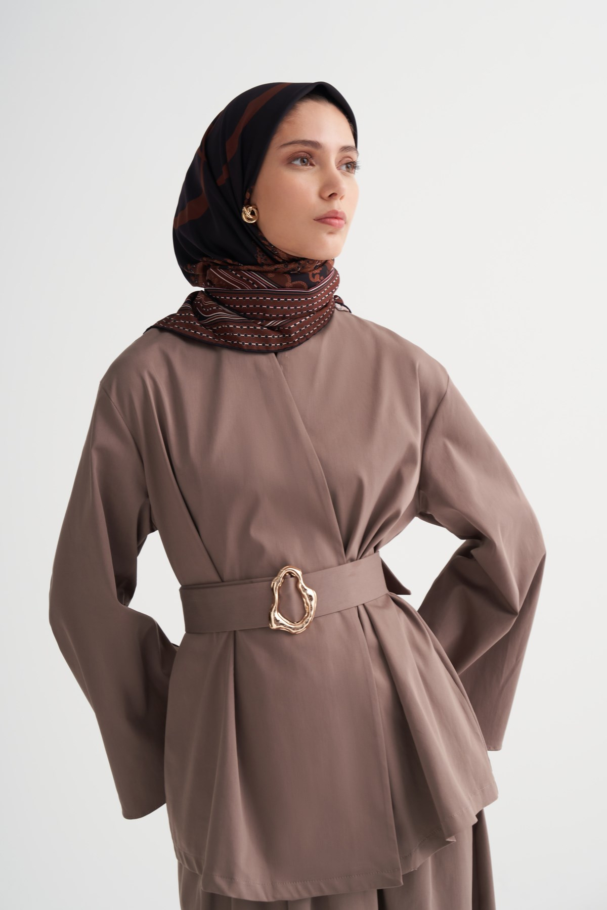 Legacy Kahverengi Twill Eşarp