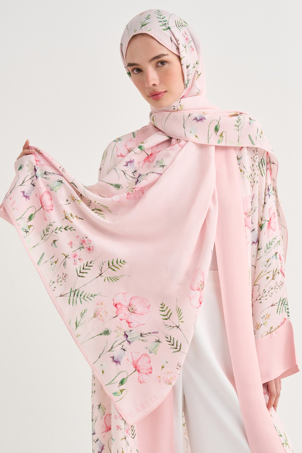 Camelia Floş Şal Pembe