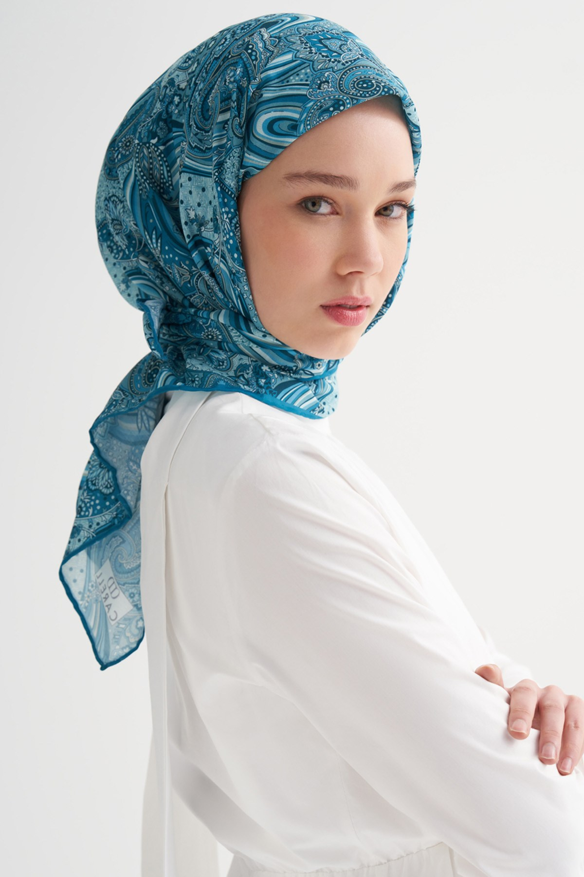 Nerissa Soft Eşarp Turkuaz