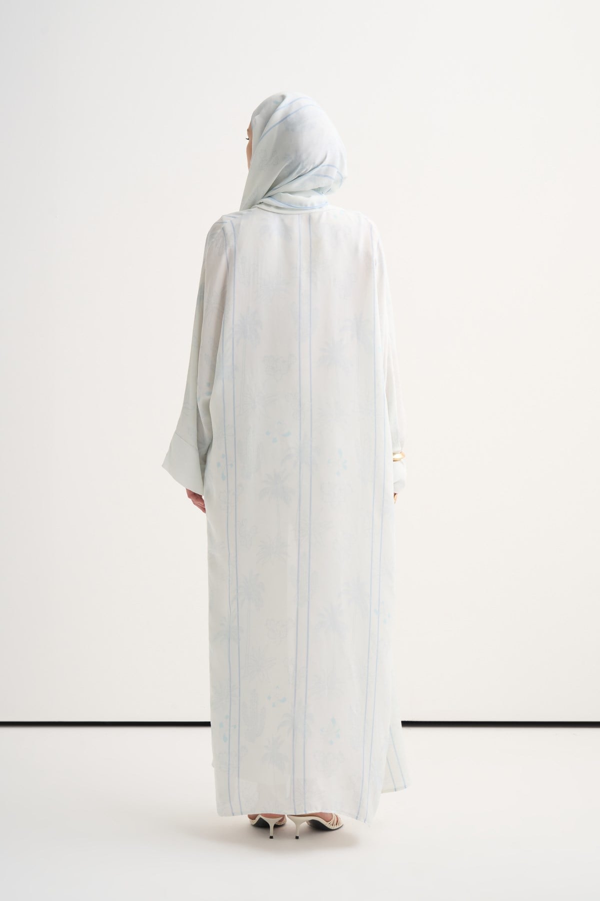 Mania Floş Abaya Mavi