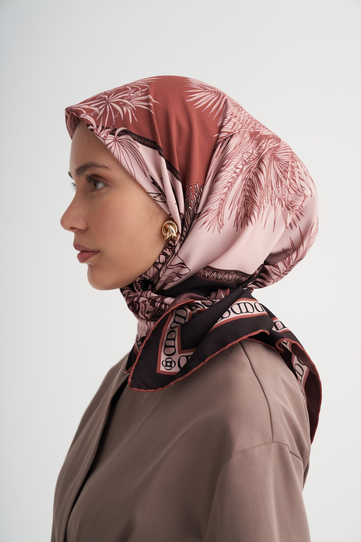 Botinica Bordo Twill Eşarp
