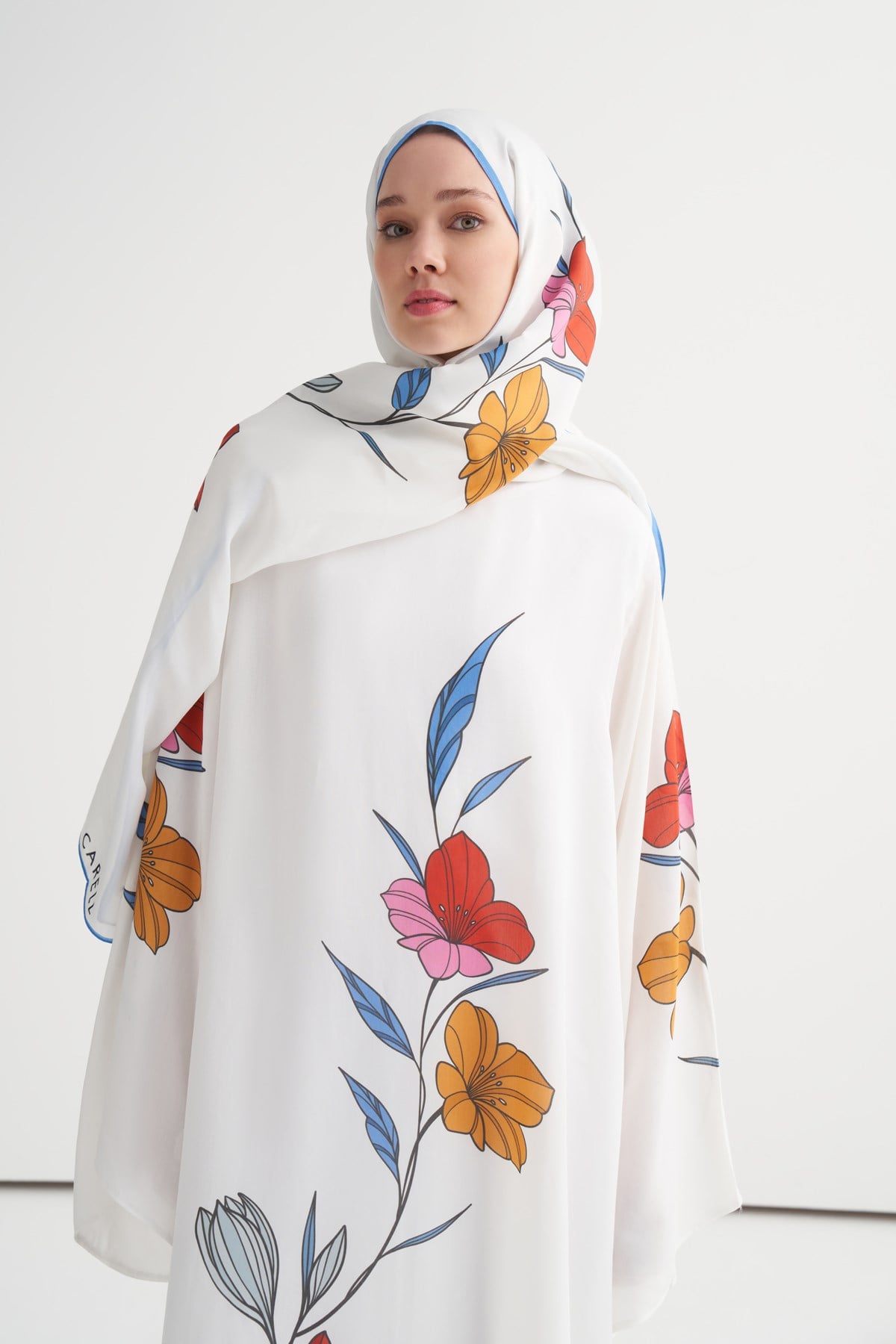 Garden Soft Floş Elbise Ekru