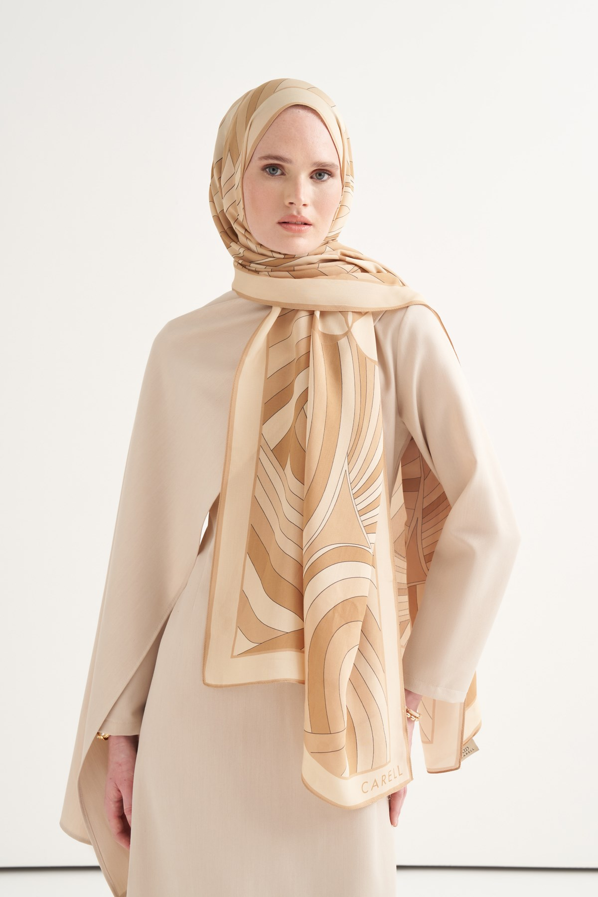 Morina Floş Şal Camel