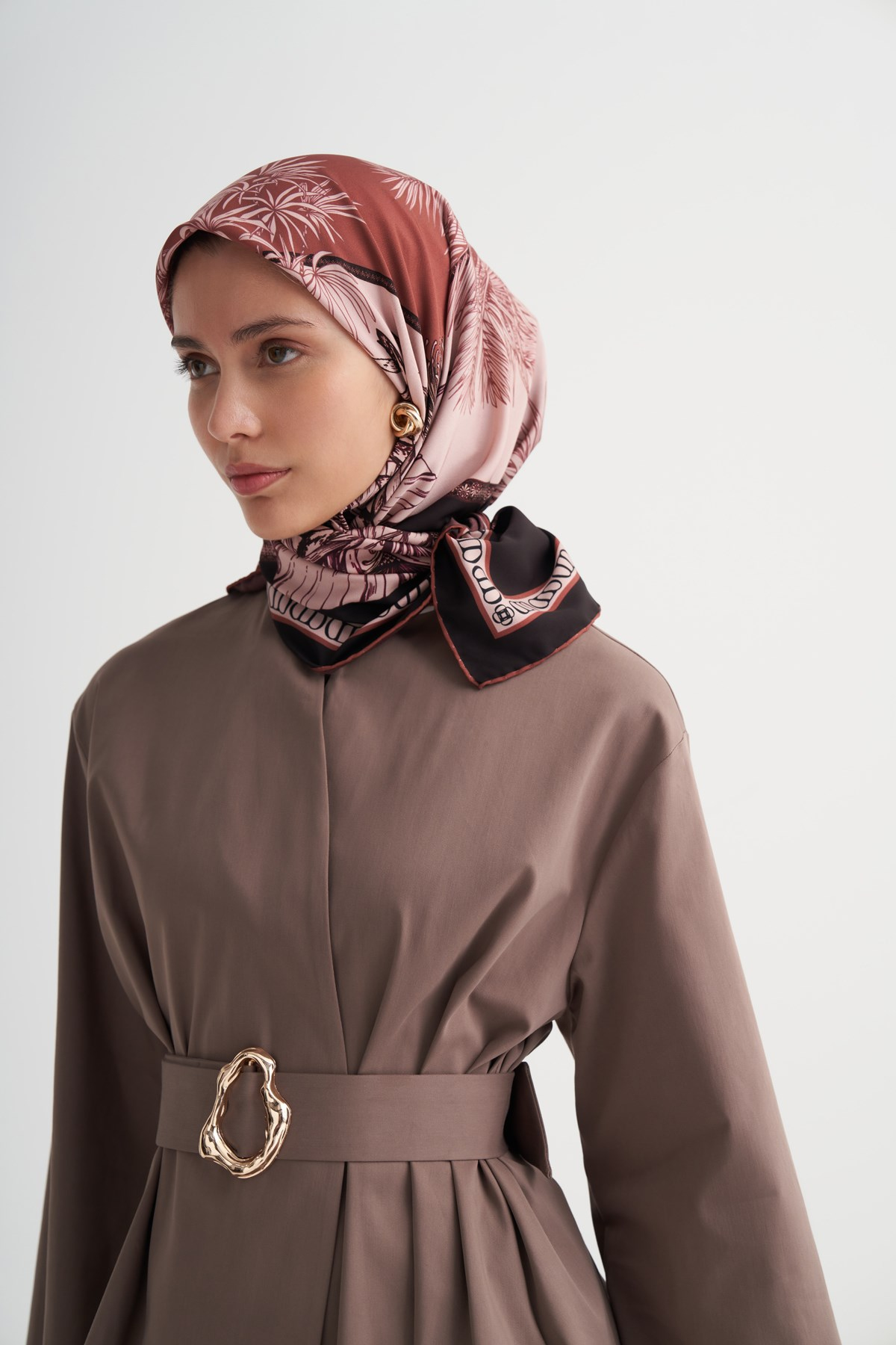 Botinica Bordo Twill Eşarp