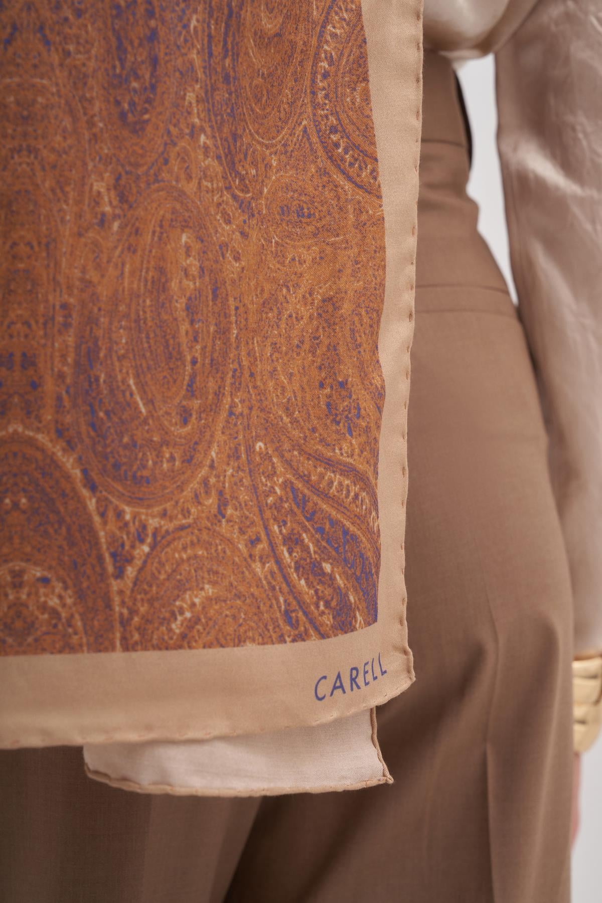 Amber Taba Comfy İpek Şal